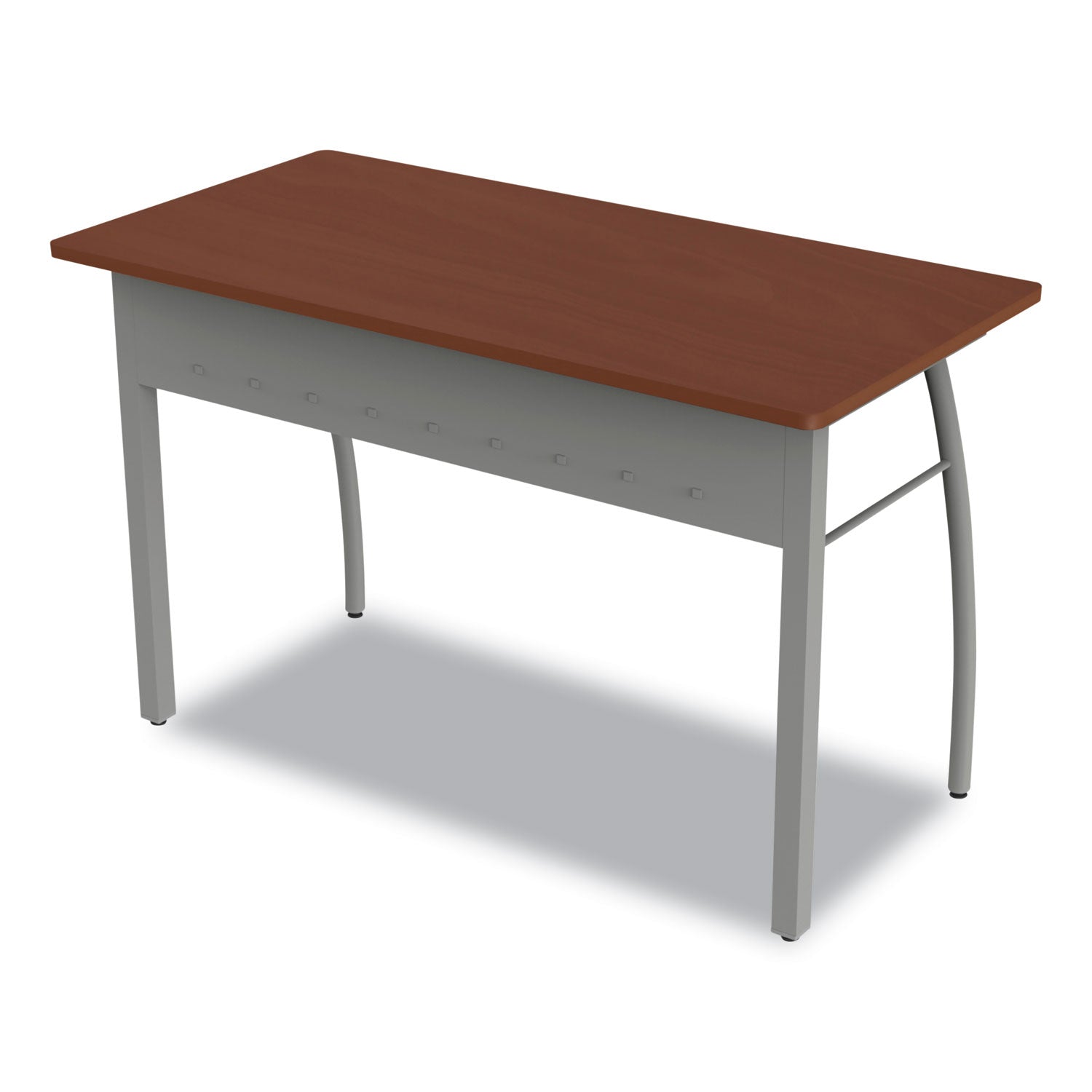 Linea Italia® Trento Line Rectangular Desk, 47.25" X 23.63" X 29.5", Cherry