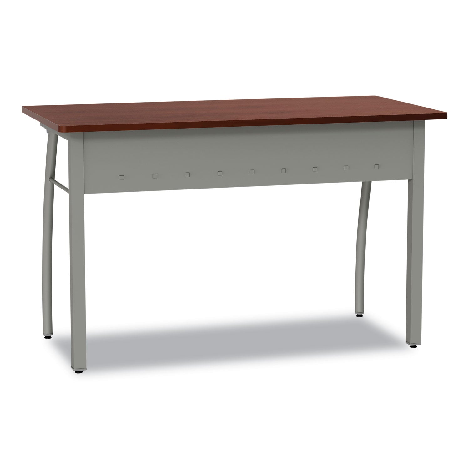 Linea Italia® Trento Line Rectangular Desk, 47.25" X 23.63" X 29.5", Cherry