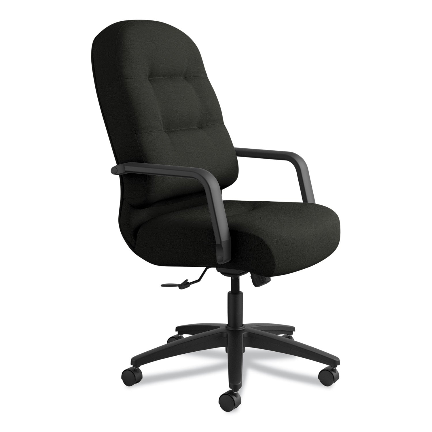 HON® Pillow-Soft 2090 Series Executive High-Back Swivel/tilt Chair, Supports Up To 300 Lb, 16.75" To 21.25" Seat Height, Black