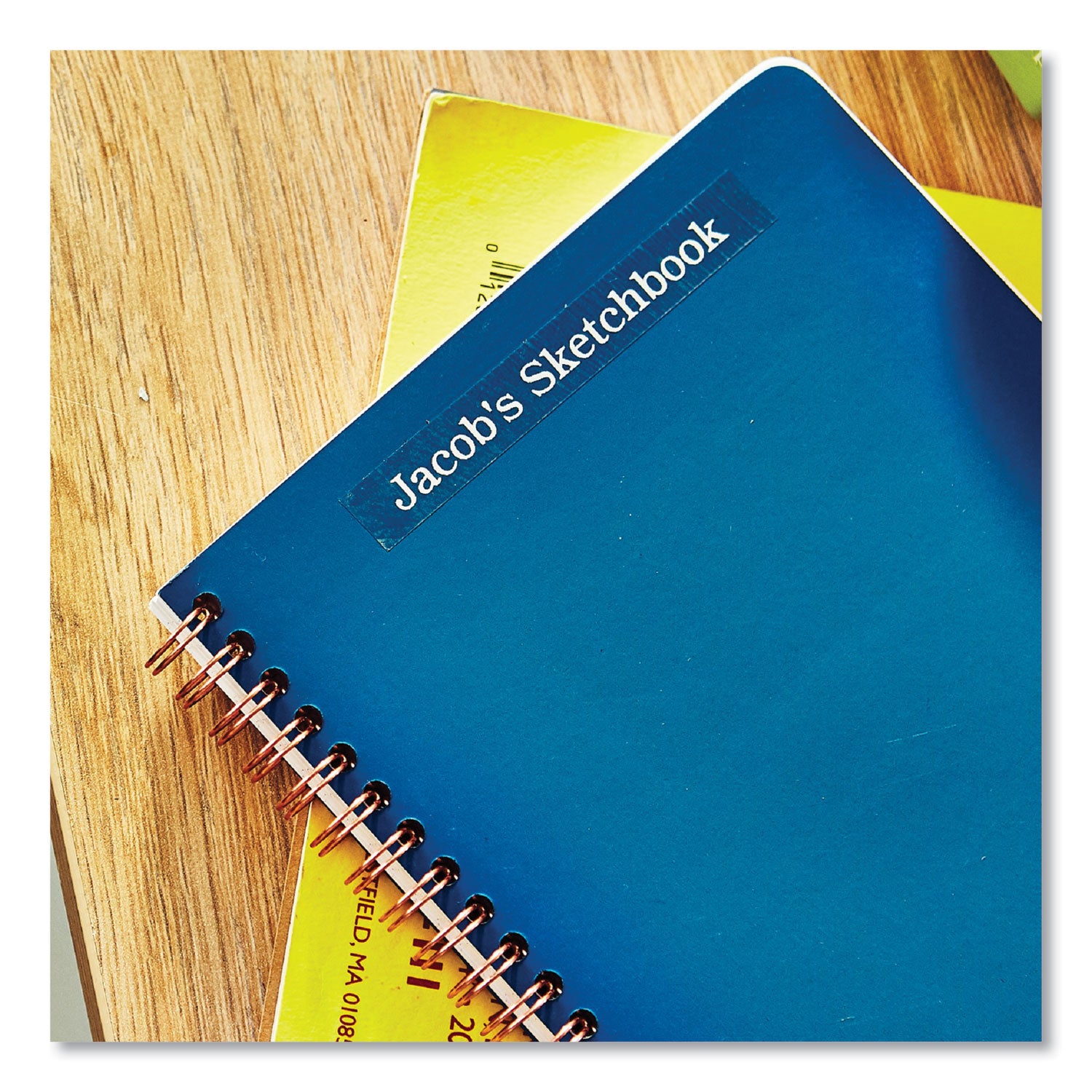 Brother P-Touch® Tze Standard Adhesive Laminated Labeling Tape, 0.7" X 26.2 Ft, White On Clear