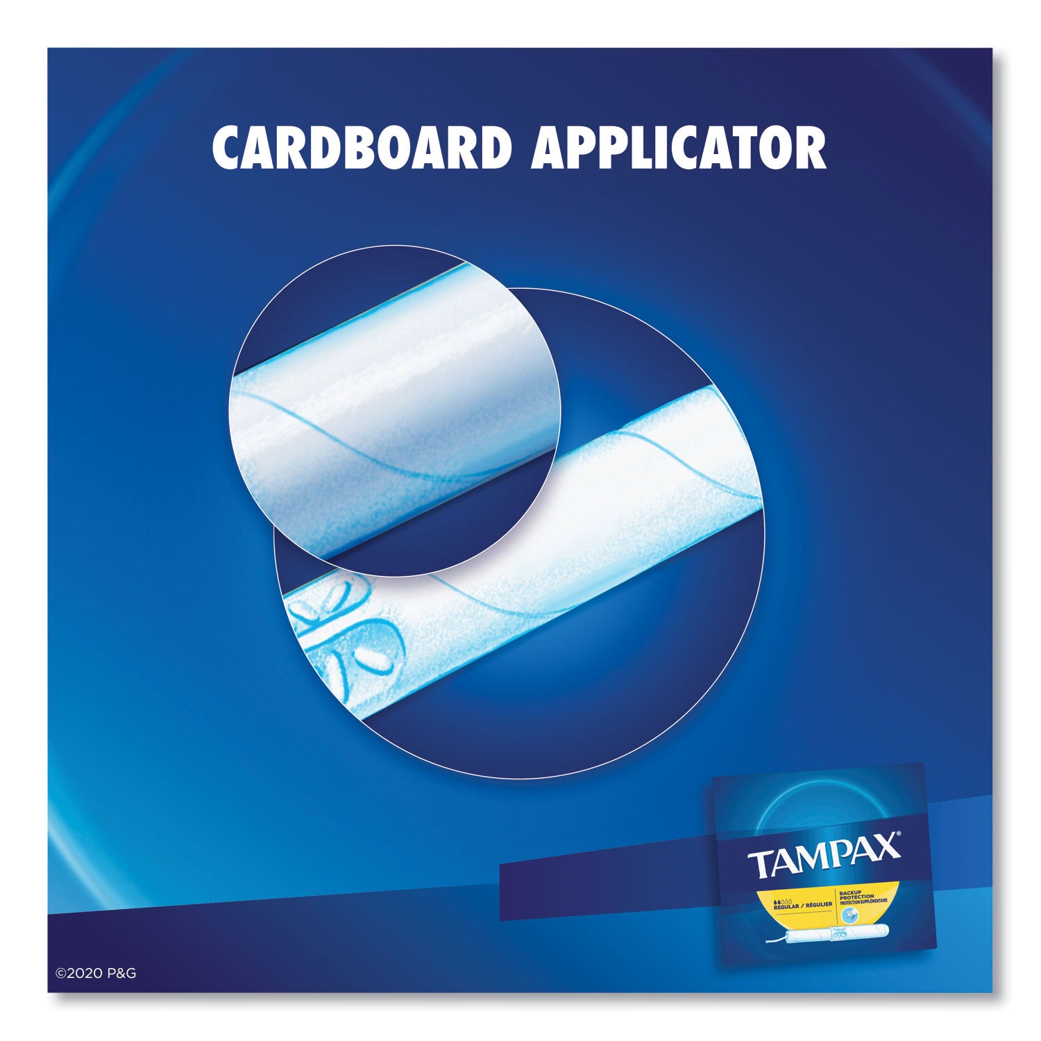 Tampax® Tampons For Vending, Original, Regular Absorbency, 500/carton