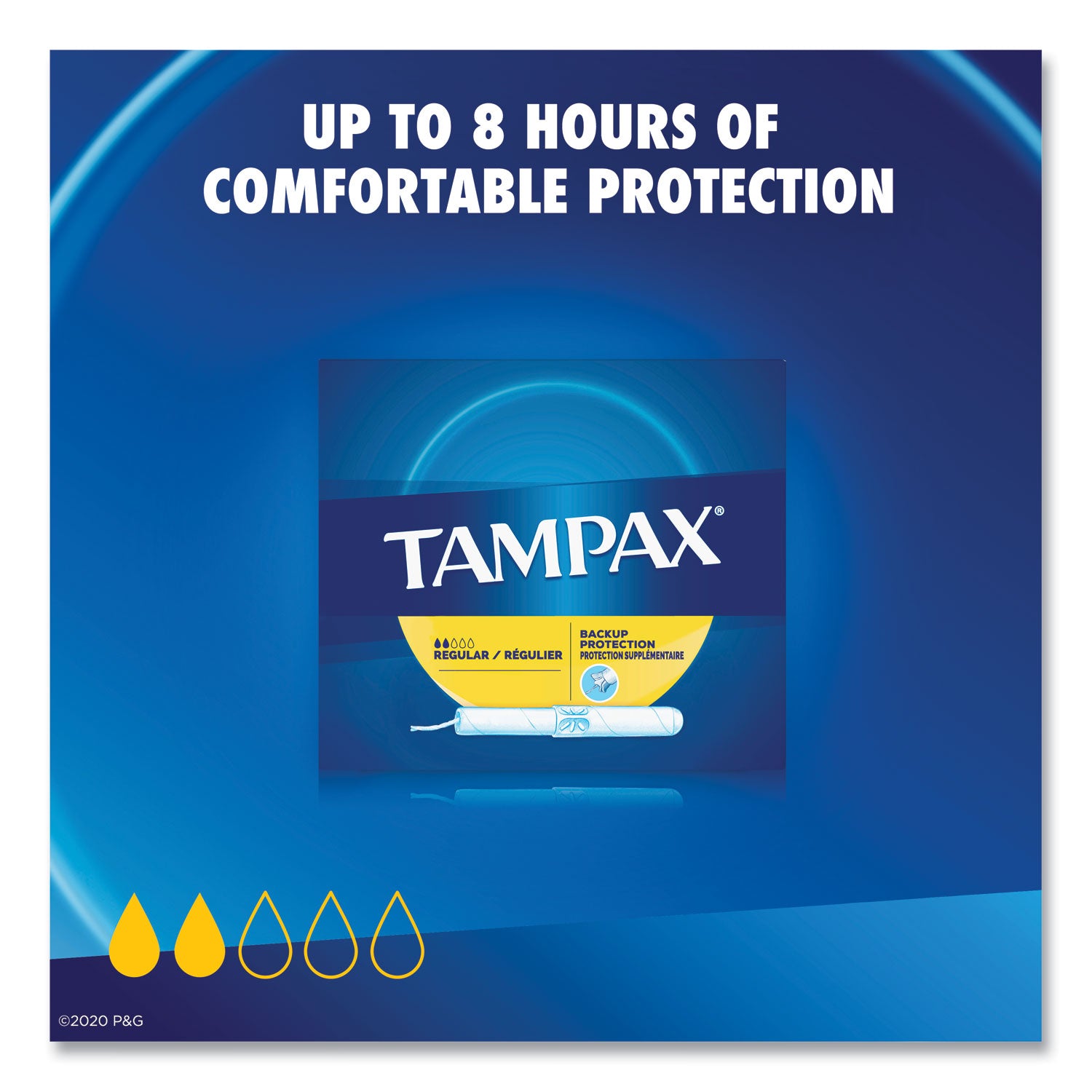 Tampax® Tampons For Vending, Original, Regular Absorbency, 500/carton