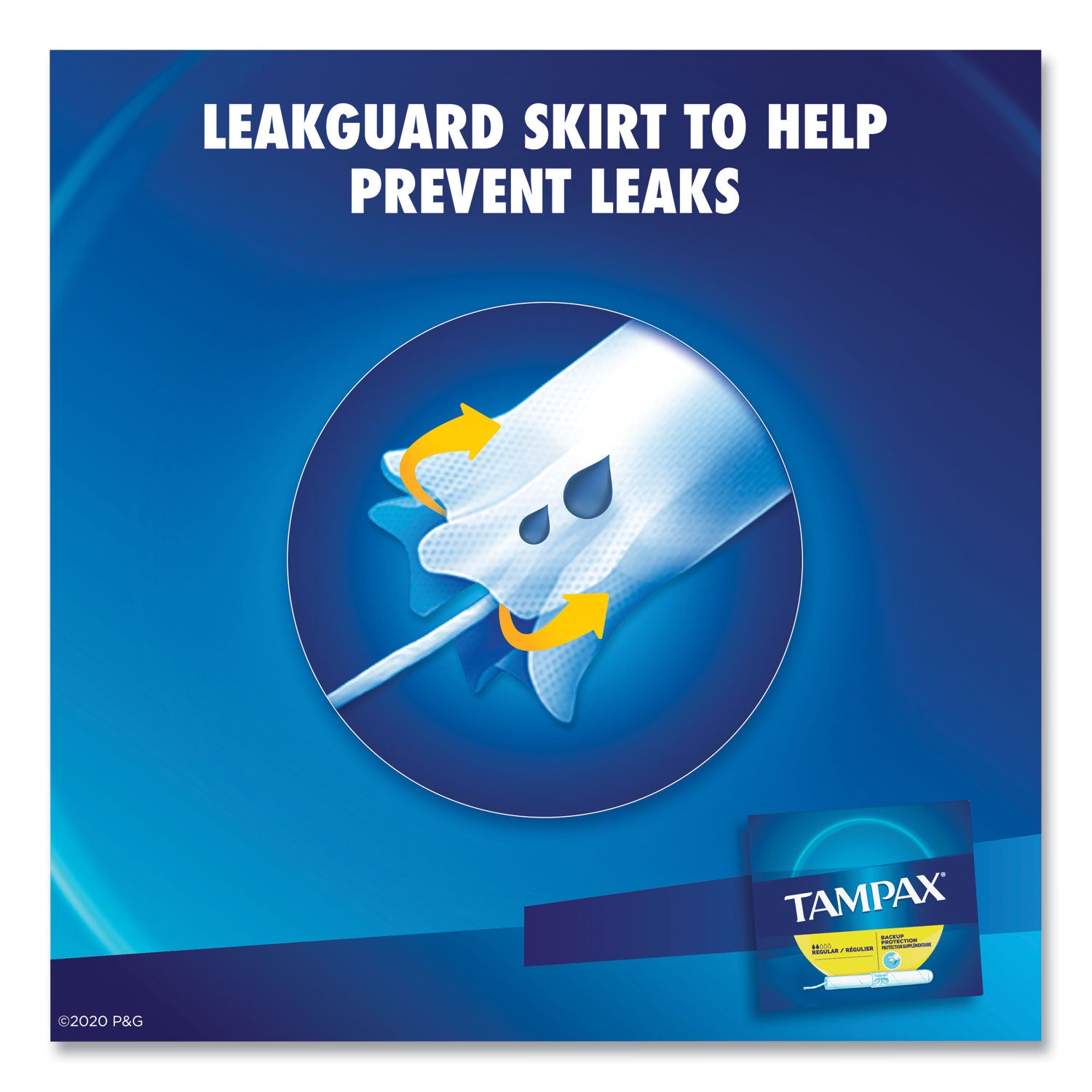 Tampax® Tampons For Vending, Original, Regular Absorbency, 500/carton