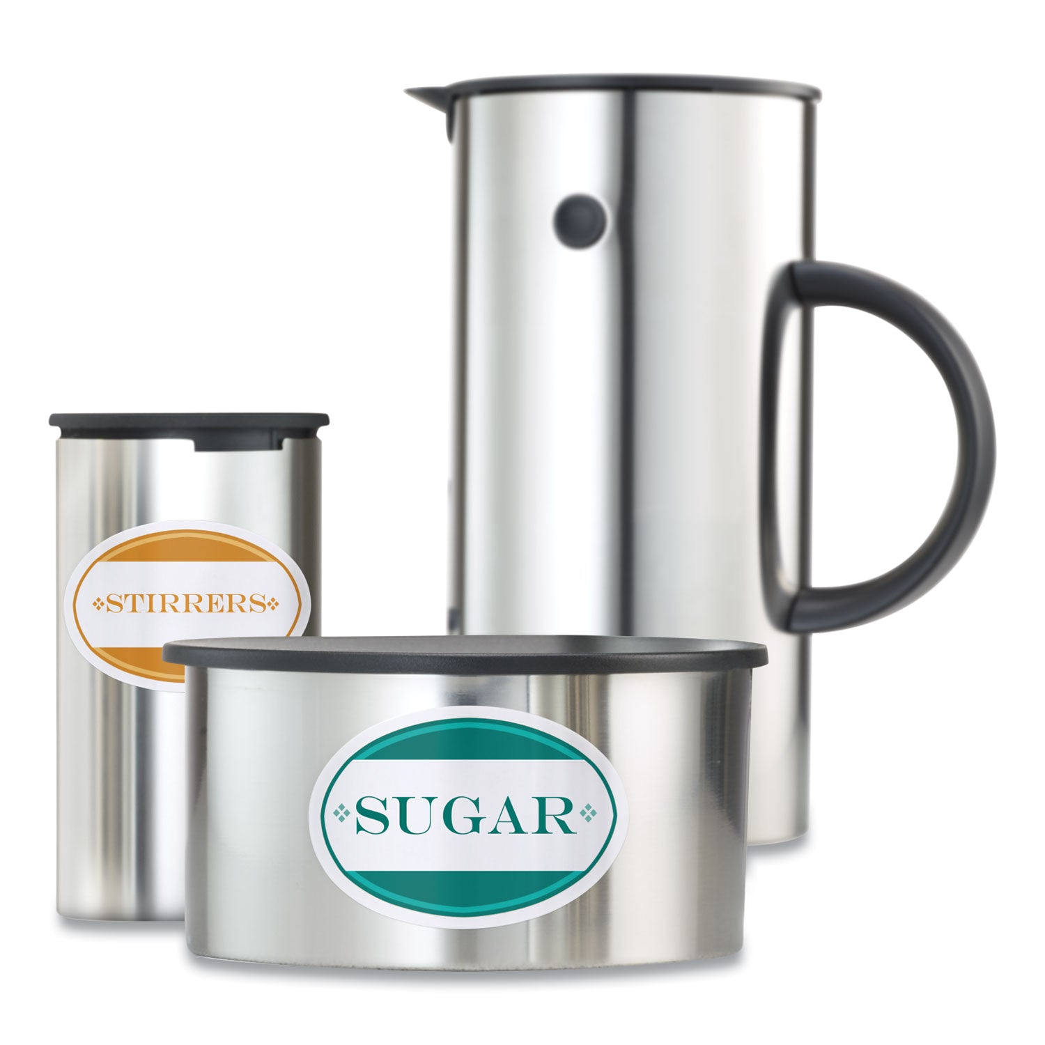 Avery® Oval Print-To-The-Edge Labels, 1.5 X 2.5, White, 18/sheet, 15 Sheets/pack