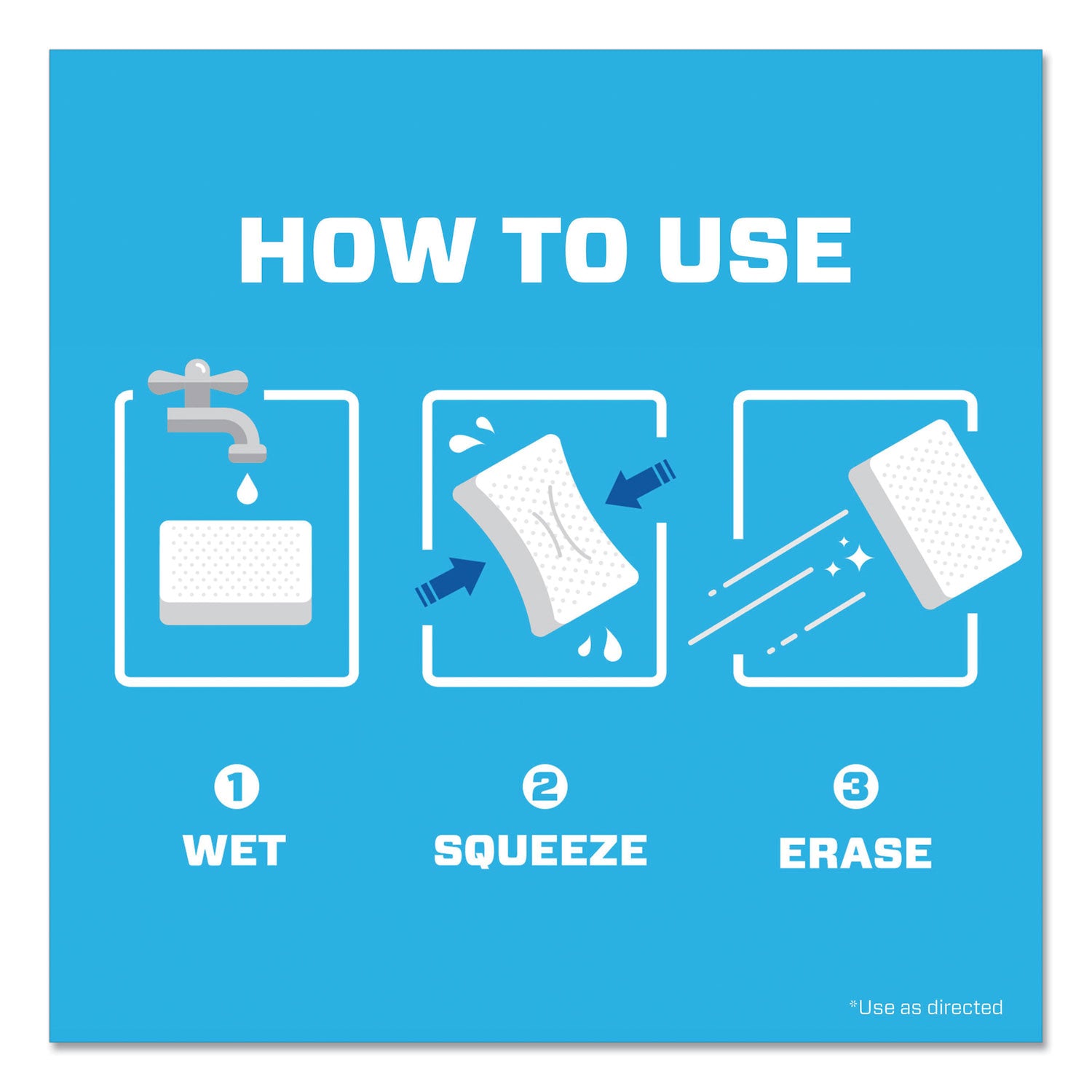 Mr. Clean® Magic Eraser, 2.3 X 4.6, 1" Thick, White, 6/pack