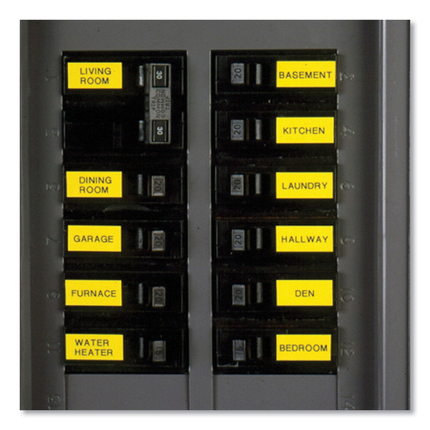 Brother P-Touch® Tze Extra-Strength Adhesive Laminated Labeling Tape, 0.47" X 26.2 Ft, Black On Yellow