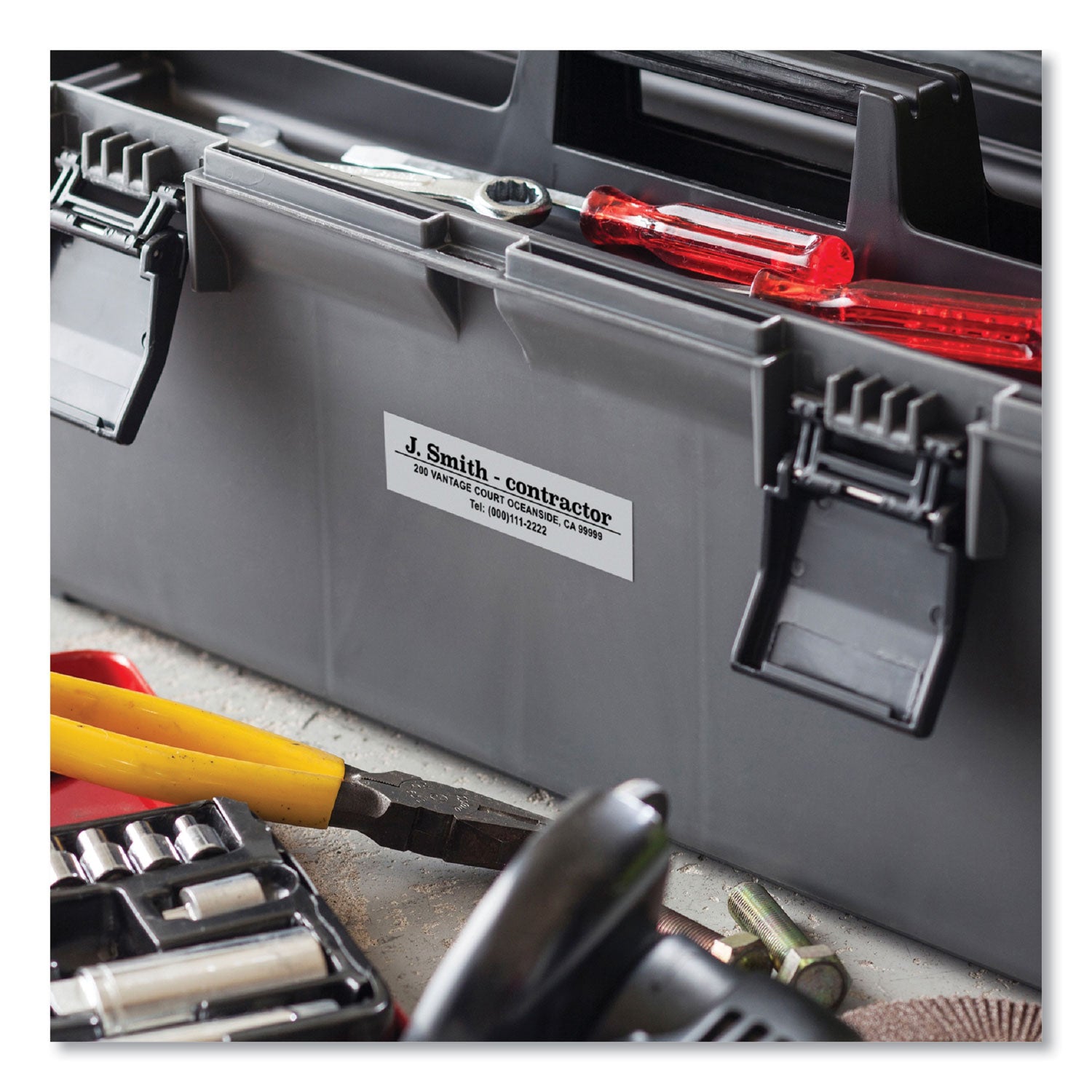 Brother P-Touch® Tz Extra-Strength Adhesive Laminated Labeling Tape, 0.94" X 26.2 Ft, Black On Matte Silver