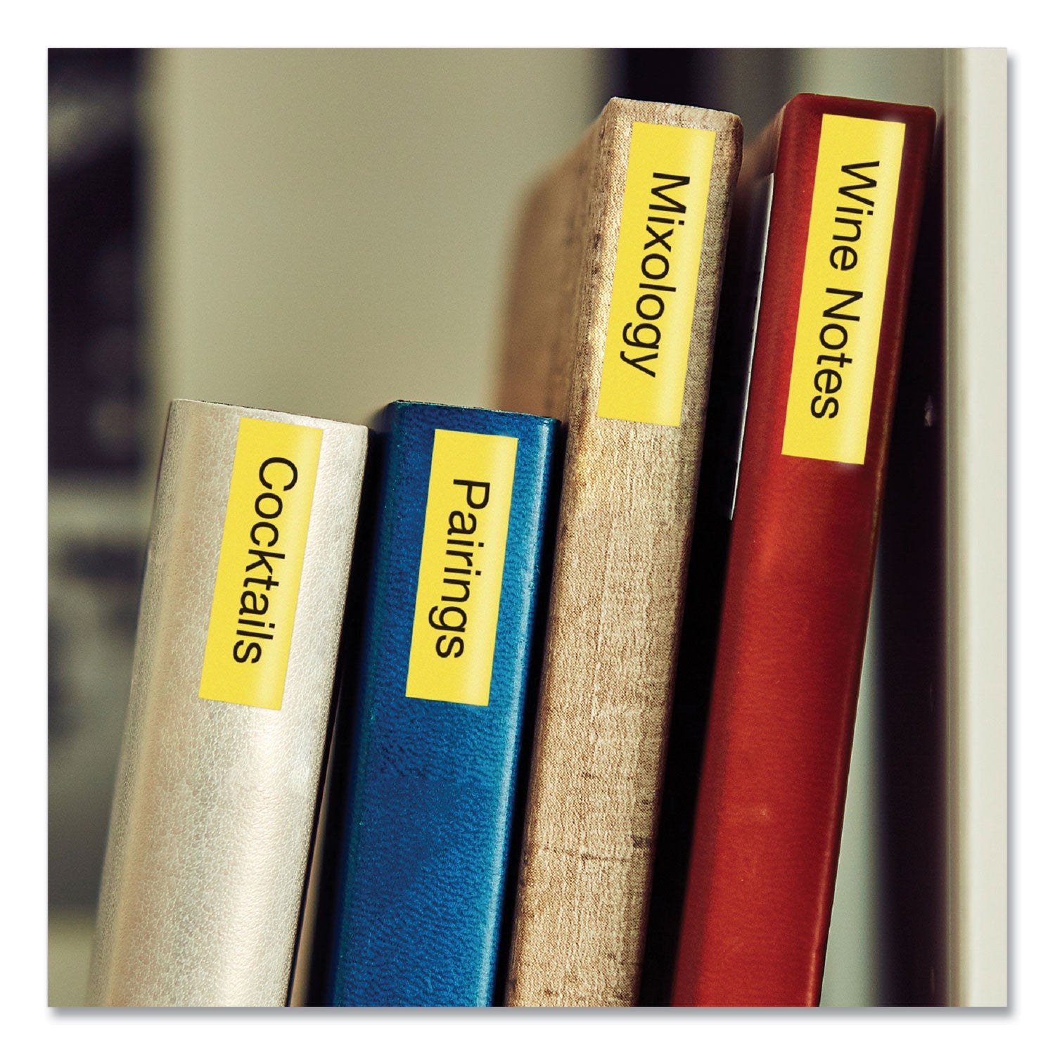 Brother P-Touch® Tze Extra-Strength Adhesive Laminated Labeling Tape, 0.35" X 26.2 Ft, Black On Yellow