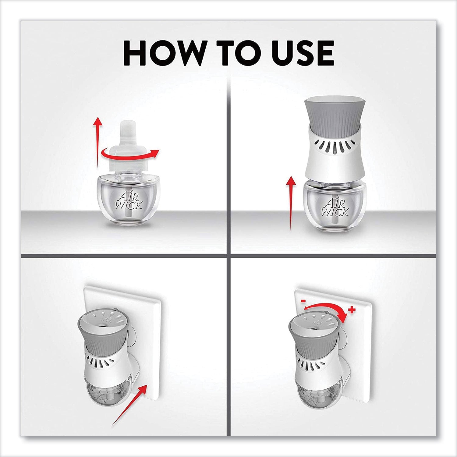 Air Wick® Scented Oil Warmer, 1.75" x 2.69" x 3.63", White, 6/Carton