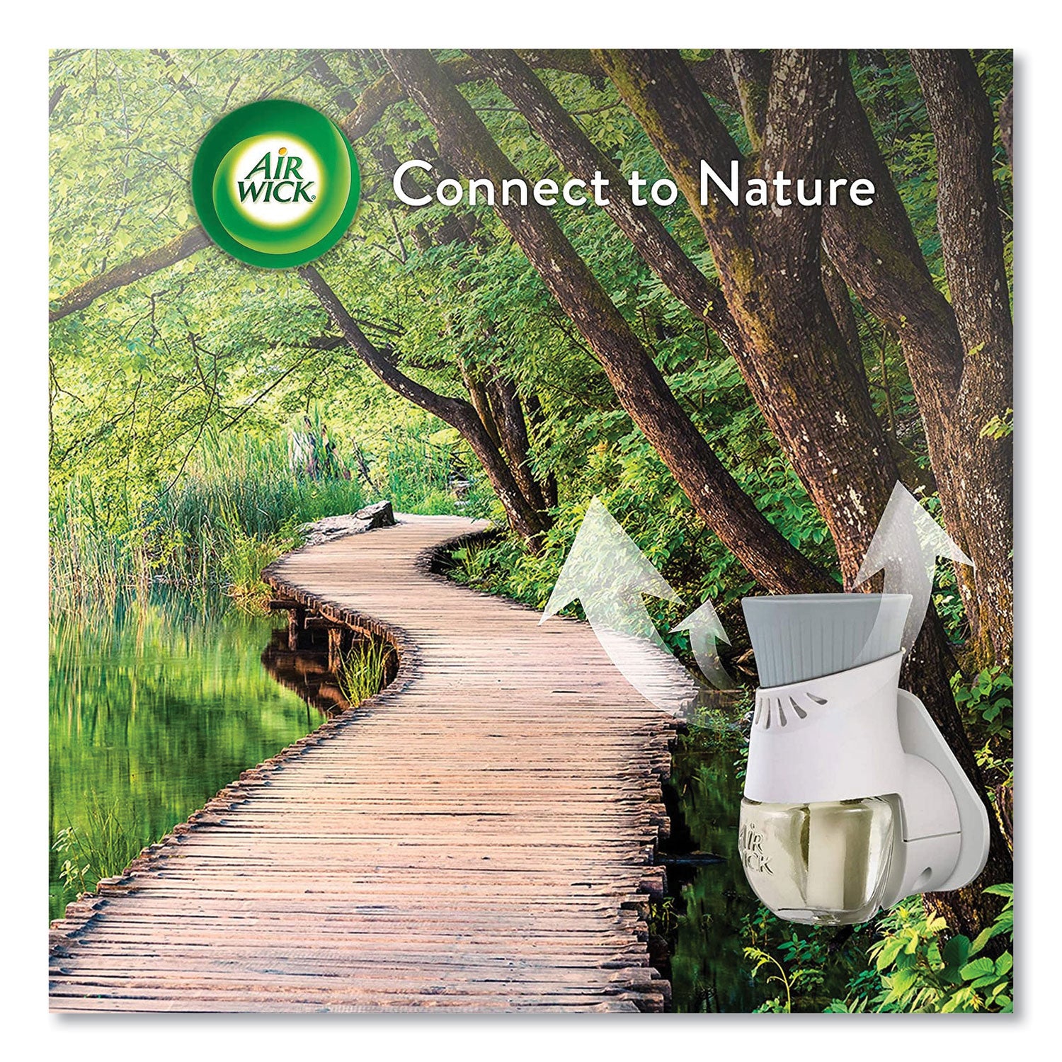 Air Wick® Scented Oil Warmer, 1.75" x 2.69" x 3.63", White, 6/Carton