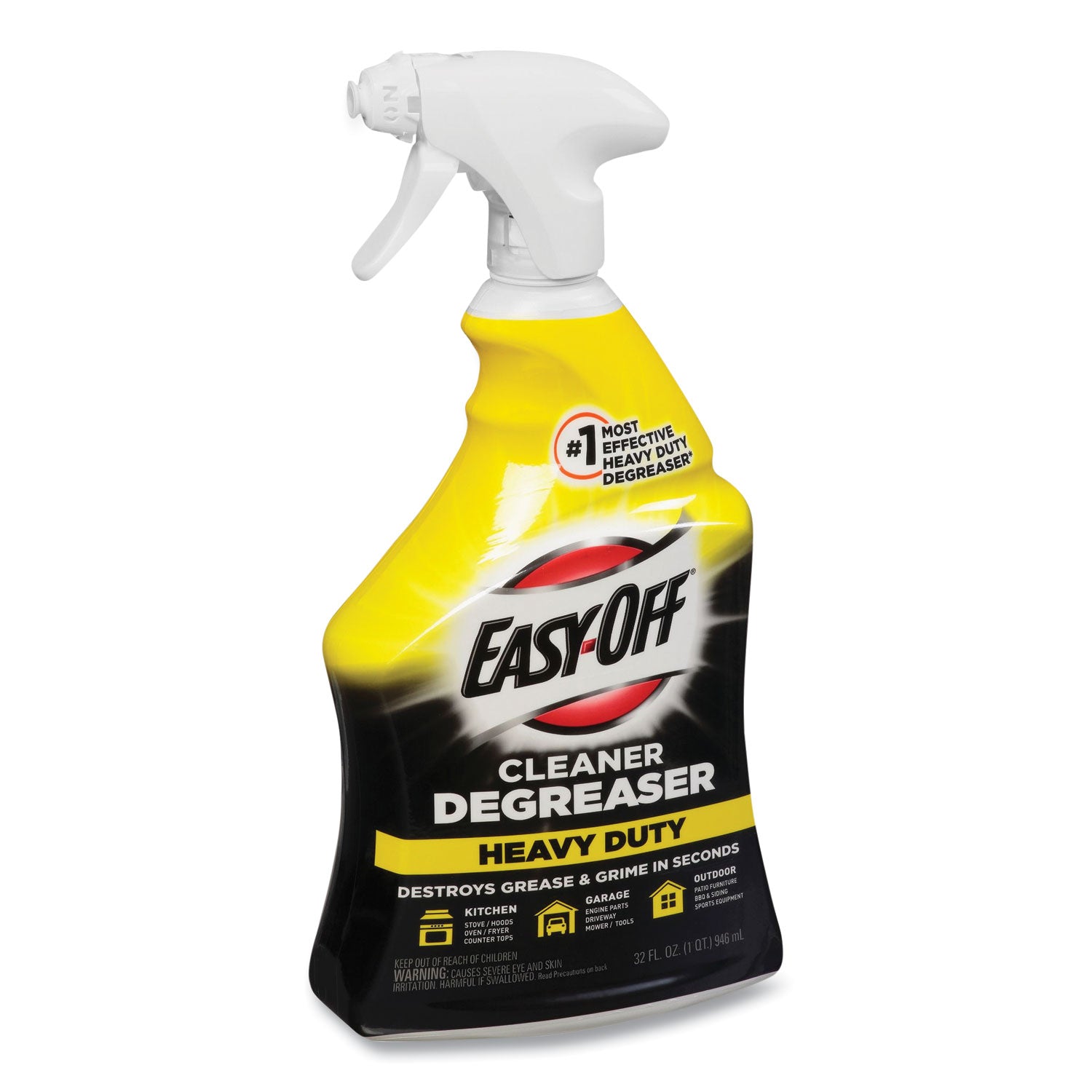 EASY-OFF® Heavy Duty Cleaner Degreaser, 32 Oz Spray Bottle