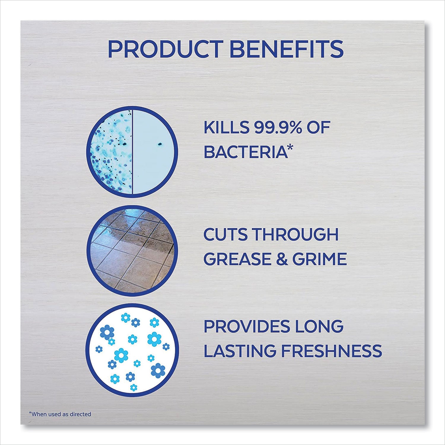 LYSOL® Brand Clean and Fresh Multi-Surface Disinfectant Cleaner, Sparkling Lemon and Sunflower Essence, 144 oz Bottle, 4/Carton