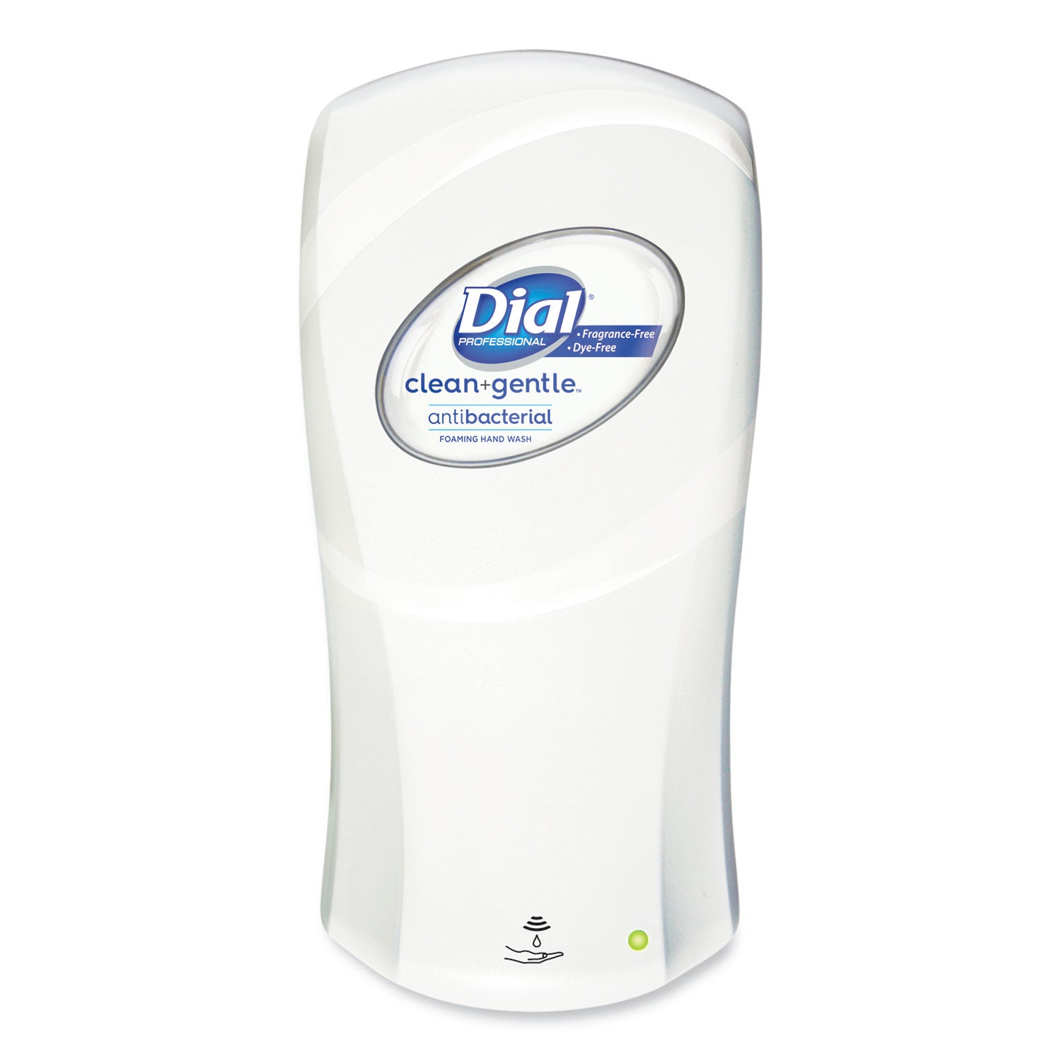 Dial® Professional Clean+Gentle Antibacterial Foaming Hand Wash Refill for FIT Touch Free Dispenser, Fragrance-Free, 1 L, 3/Carton