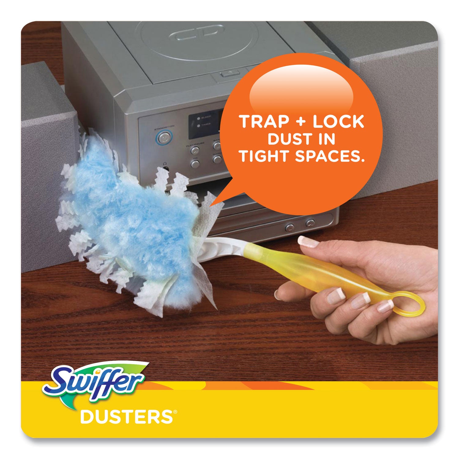 Swiffer® Dusters Refill, Fiber Bristle, Light Blue, 18/box