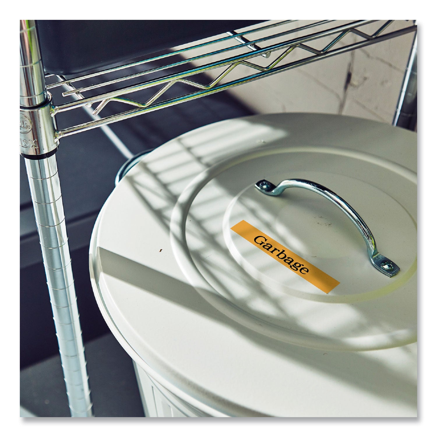 Brother P-Touch® Tz Standard Adhesive Laminated Labeling Tape, 0.7" X 16.4 Ft, Black On Fluorescent Orange