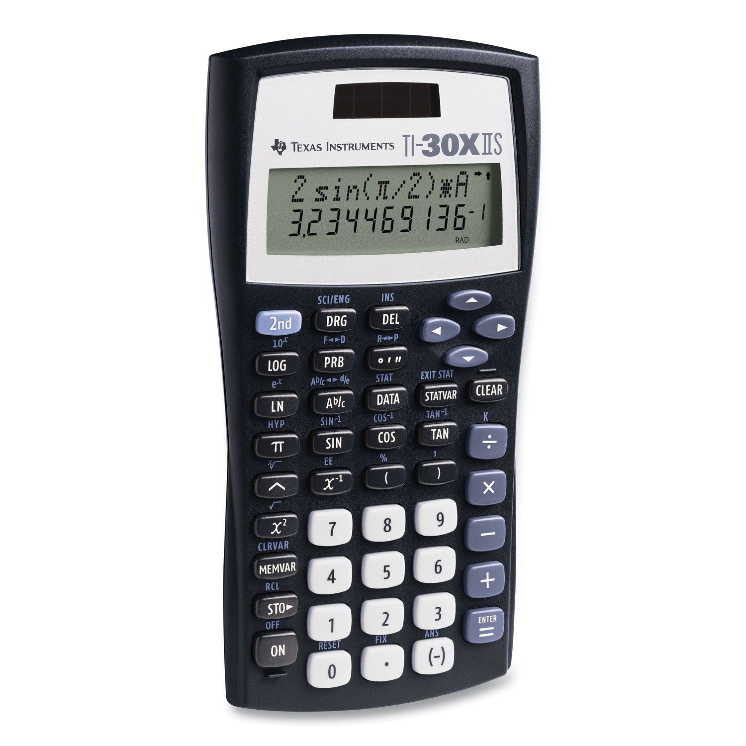 Texas Instruments Ti-30x Iis Scientific Calculator, 10-Digit Lcd, Black