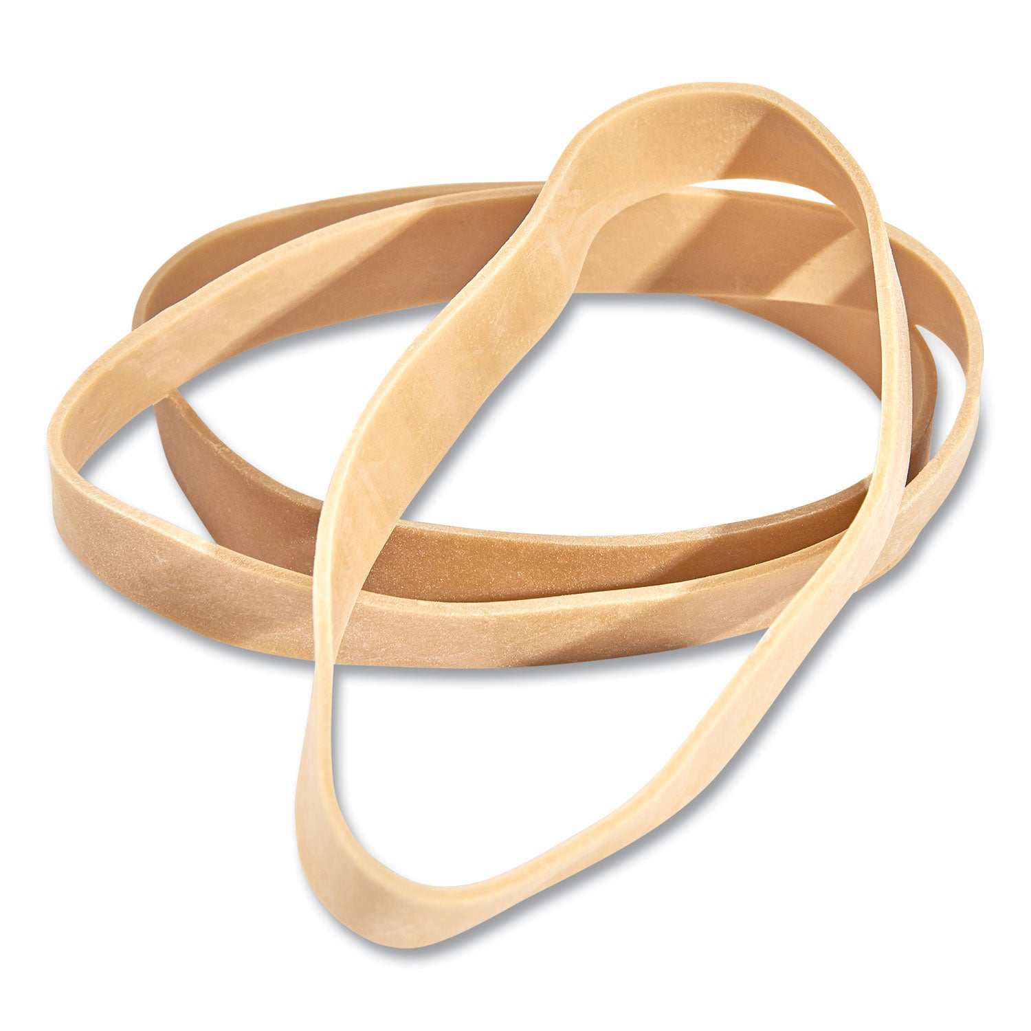 Universal® Rubber Bands, Size 105, 0.06" Gauge, Beige, 1 Lb Box, 55/pack