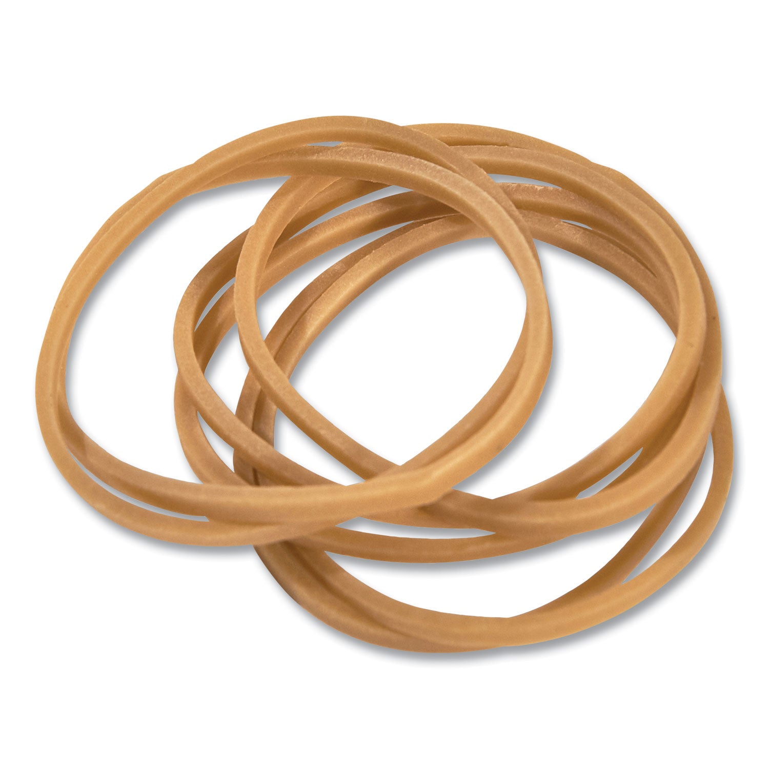 Universal® Rubber Bands, Size 12, 0.04" Gauge, Beige, 1 Lb Box, 2,500/pack