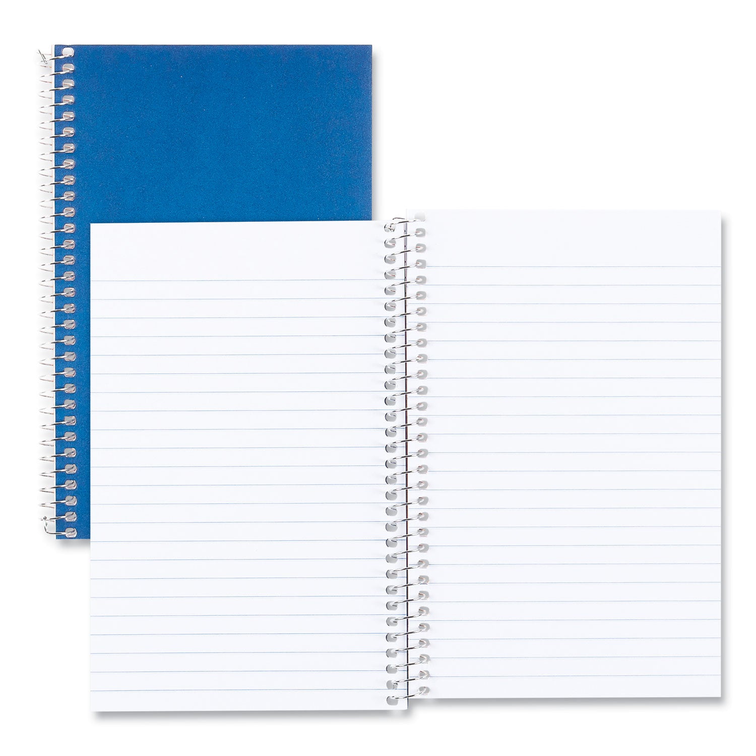 National® Three-Subject Wirebound Notebooks, Unpunched, Medium/College Rule, Blue Cover, (150) 9.5 x 6 Sheets
