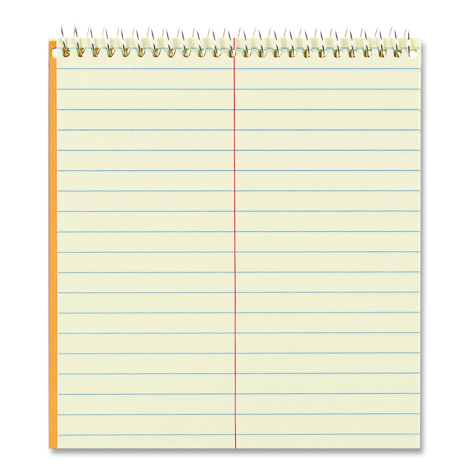 National® Standard Spiral Steno Pad, Gregg Rule, Brown Cover, 60 Eye-Ease Green 6 X 9 Sheets