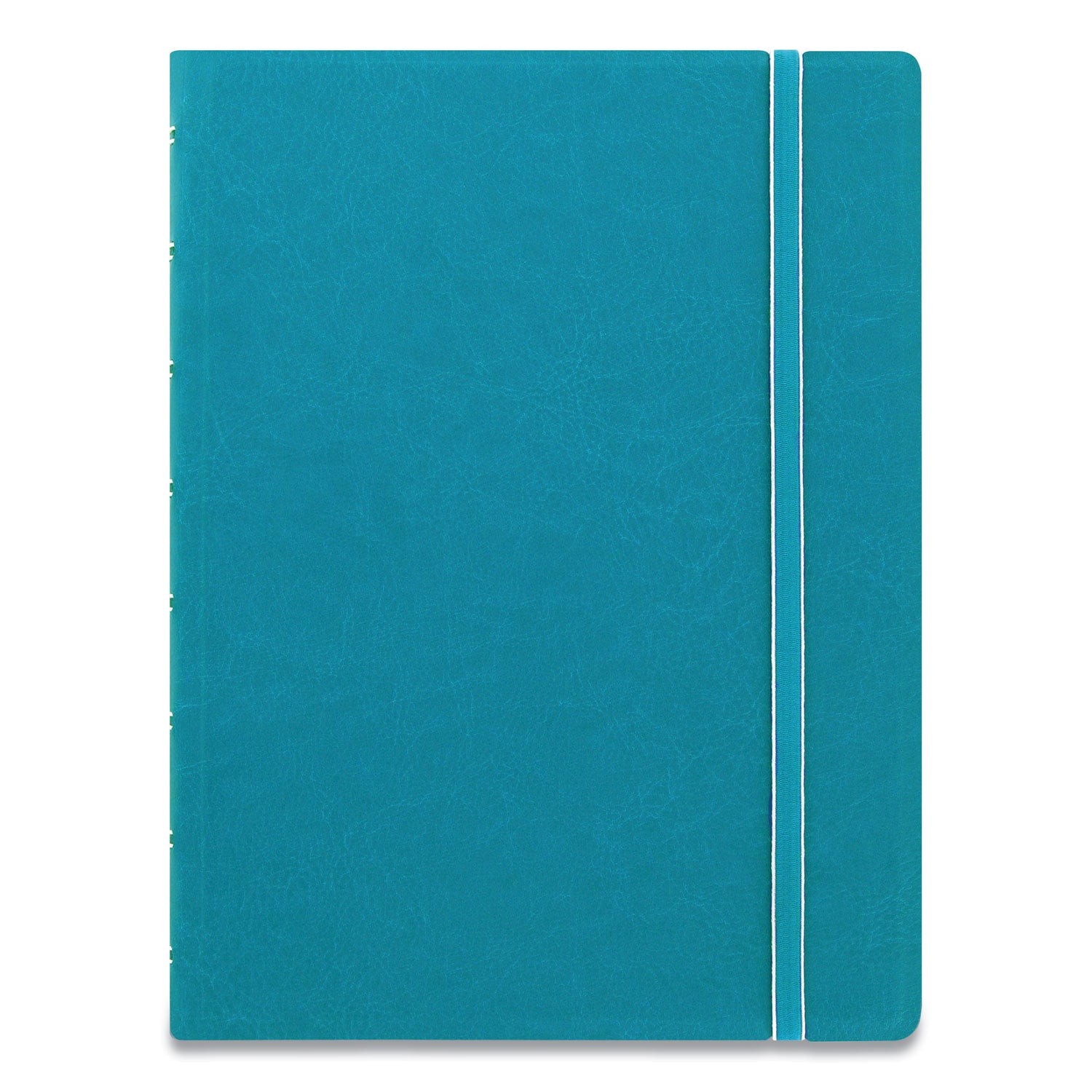 Filofax® Notebook, 1-Subject, Medium/College Rule, Aqua Cover, (112) 8.25 x 5.81 Sheets