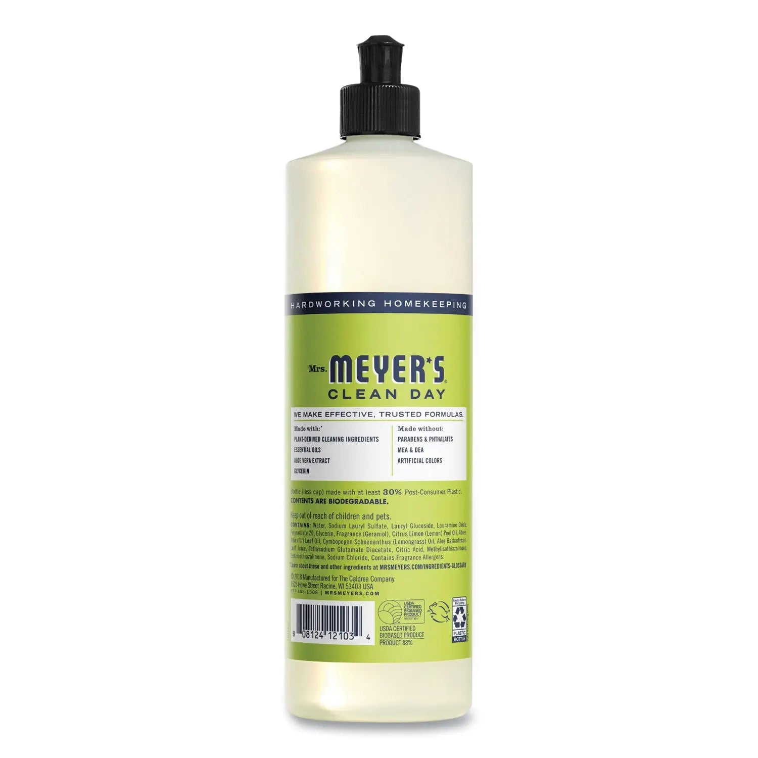 Dish Soap, Lemon Scent, 16 oz, Bottle, 6/Carton Mrs. Meyer's® Flipcost
