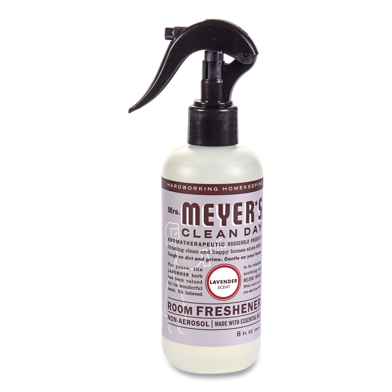 Mrs. Meyer's® Clean Day Room Freshener, Lavender, 8 Oz, Non-Aerosol Spray, 6/carton
