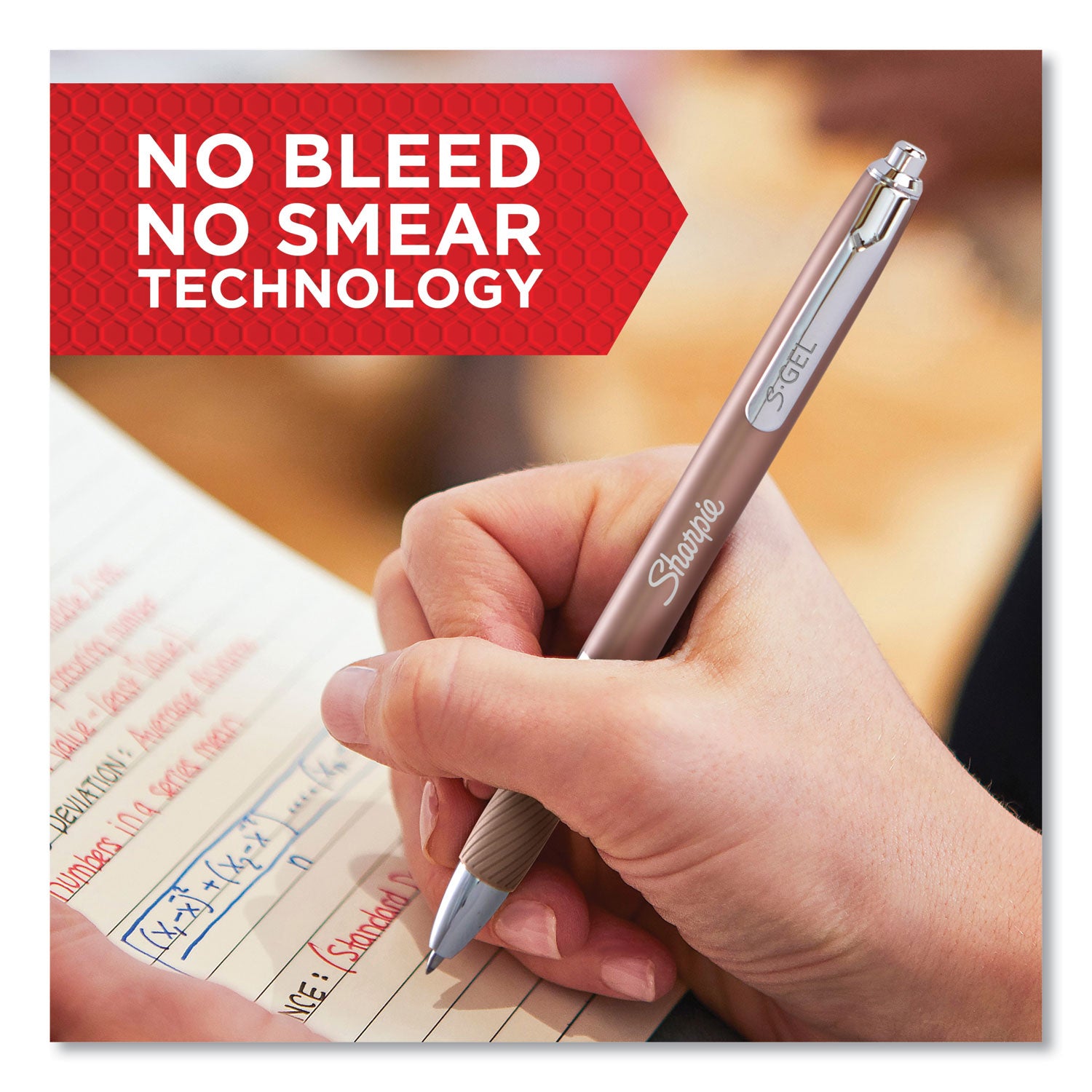 Sharpie® S-Gel™ S-Gel Premium Metal Barrel Gel Pen, Retractable, Medium 0.7 Mm, Black Ink, Gun Metal Gray Barrel, Dozen