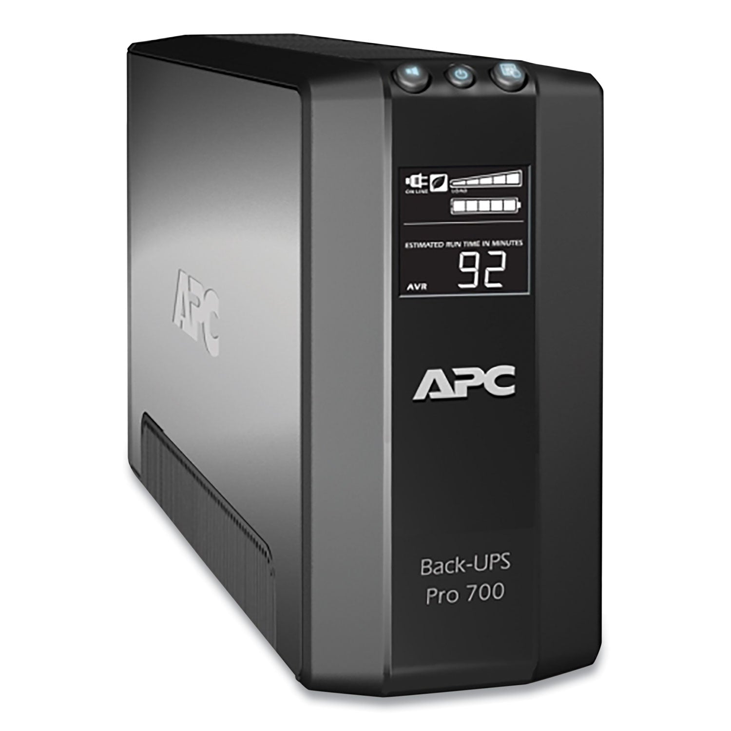 APC® Br700g Back-Ups Pro 700 Battery Backup System, 6 Outlets, 700 Va, 355 J