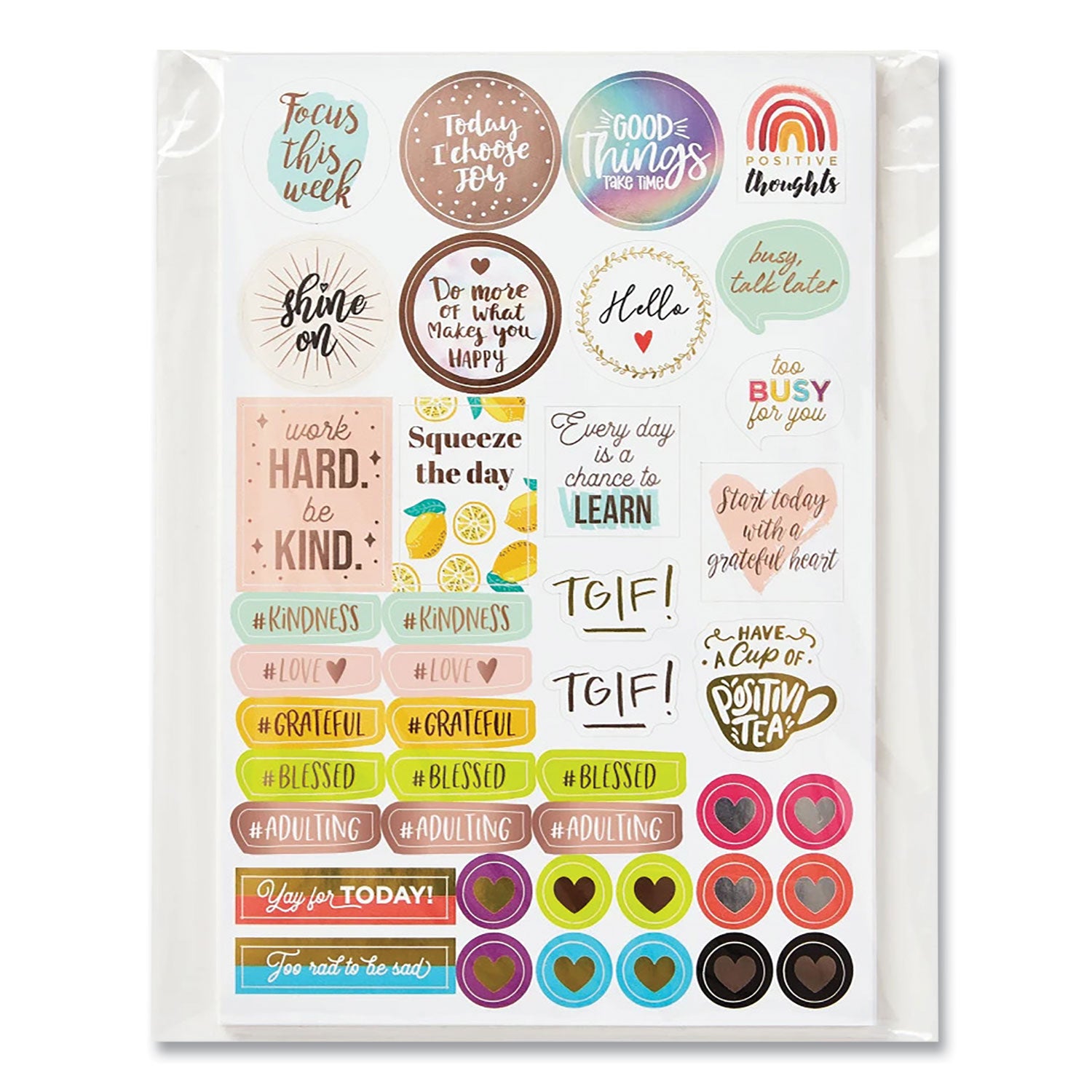 Avery® Planner Sticker Variety Pack, Budget, Fitness, Motivational, Seasonal, Work, Assorted Colors, 1,744/pack