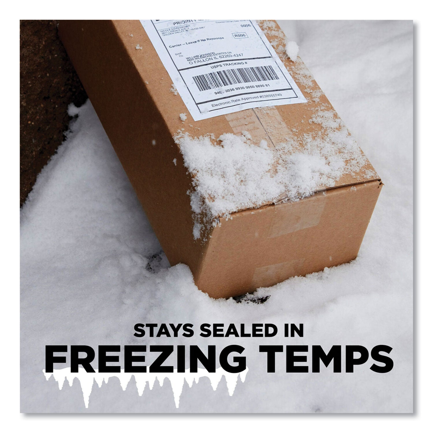 Scotch® Box Lock Shipping Packaging Tape, 3" Core, 1.88" X 54.6 Yds, Clear