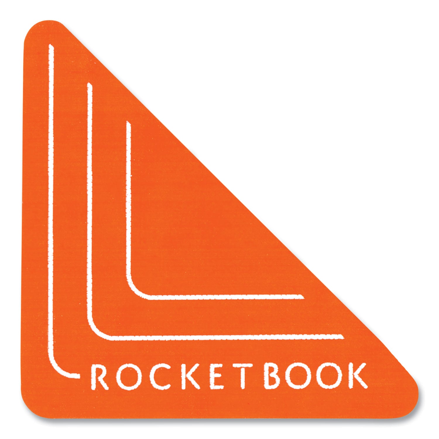 Rocketbook Beacons Smart Stickers for Whiteboards, Triangles, Orange, 2.5"h, 4/Pack