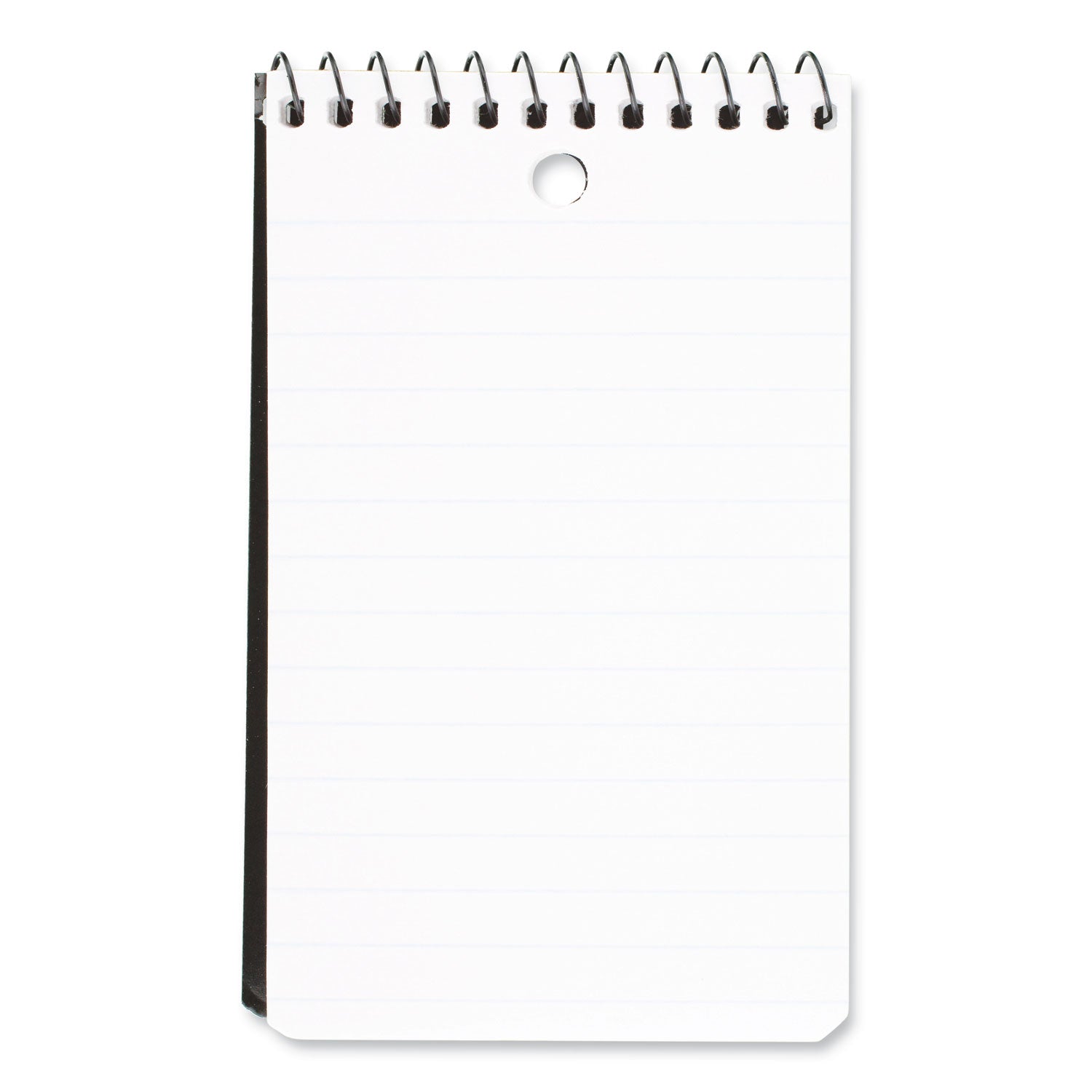 Mead® Wirebound Memo Pad With Wall-Hanger Eyelet, Medium/college Rule, Randomly Assorted Cover Colors, 60 White 3 X 5 Sheets