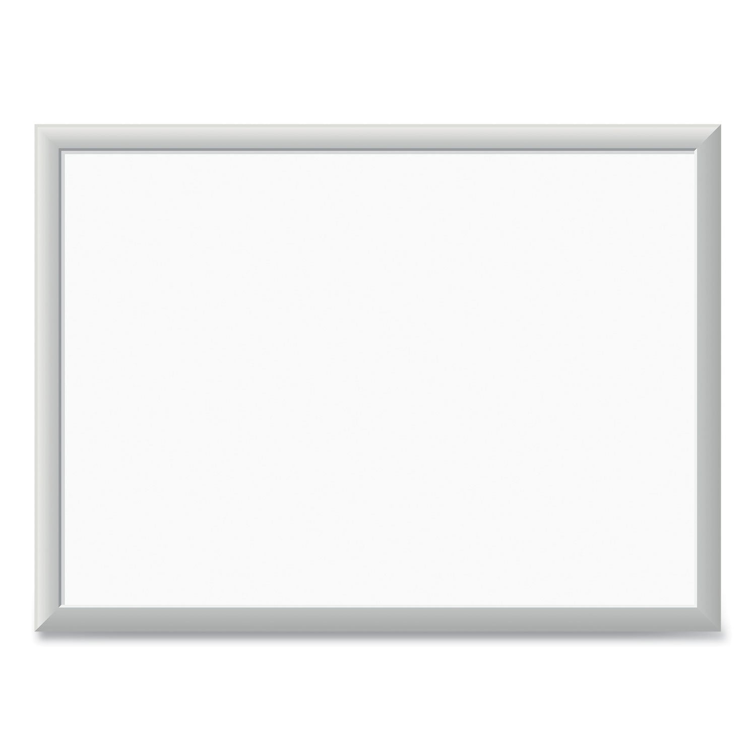 U Brands Melamine Dry Erase Board, 24" x 18" (Actual Size: 23" x 17"), White Surface, Satin Aluminum Frame