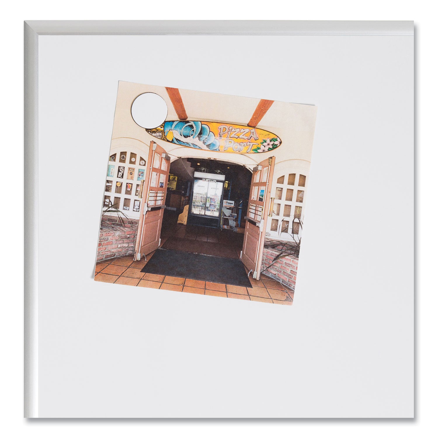 U Brands Heavy-Duty Board Magnets, Circles, White, 0.75" Diameter, 20/Pack