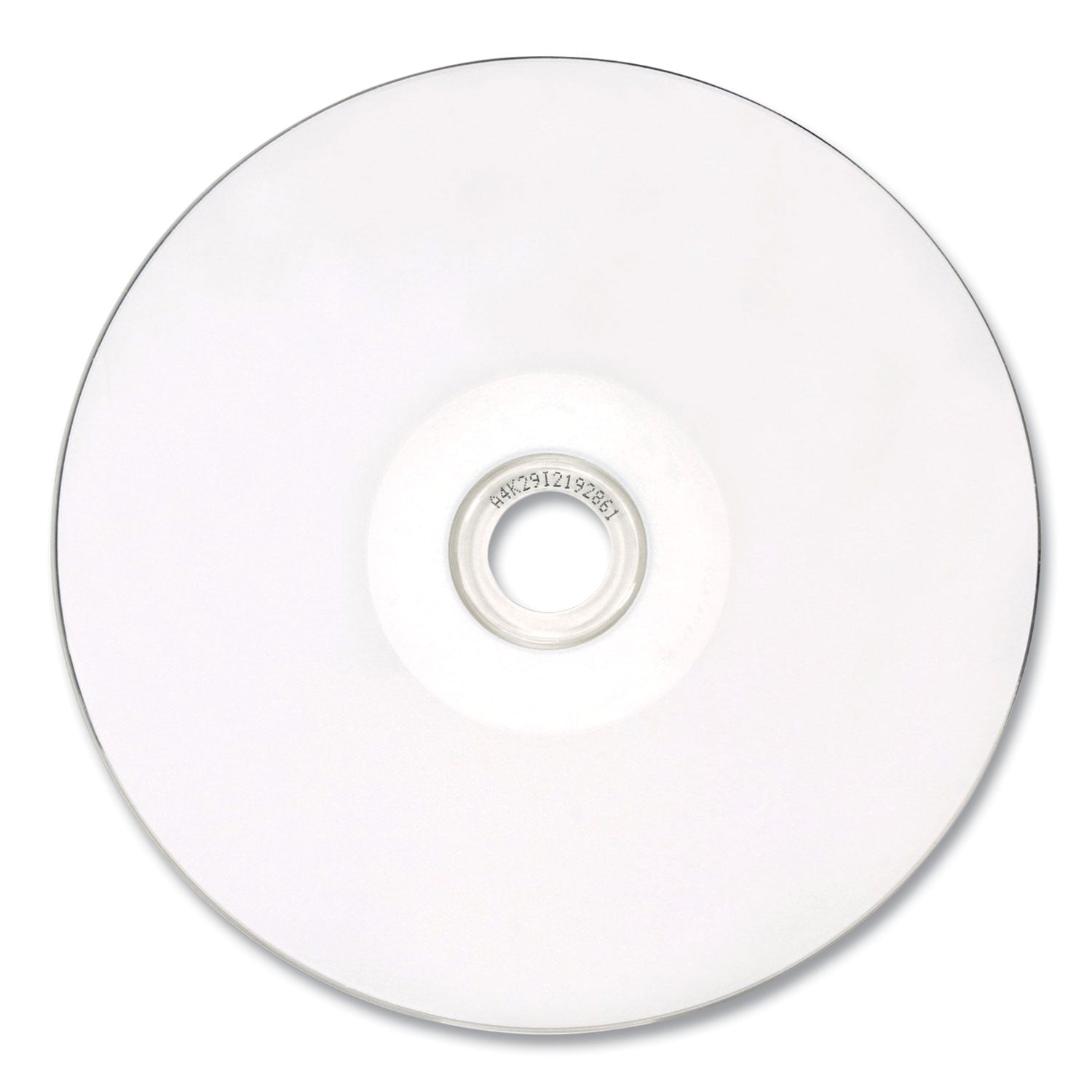 Verbatim® Cd-R Datalifeplus Printable Recordable Disc, 700 Mb/80 Min, 52x, Spindle, Hub Printable, White, 50/pack