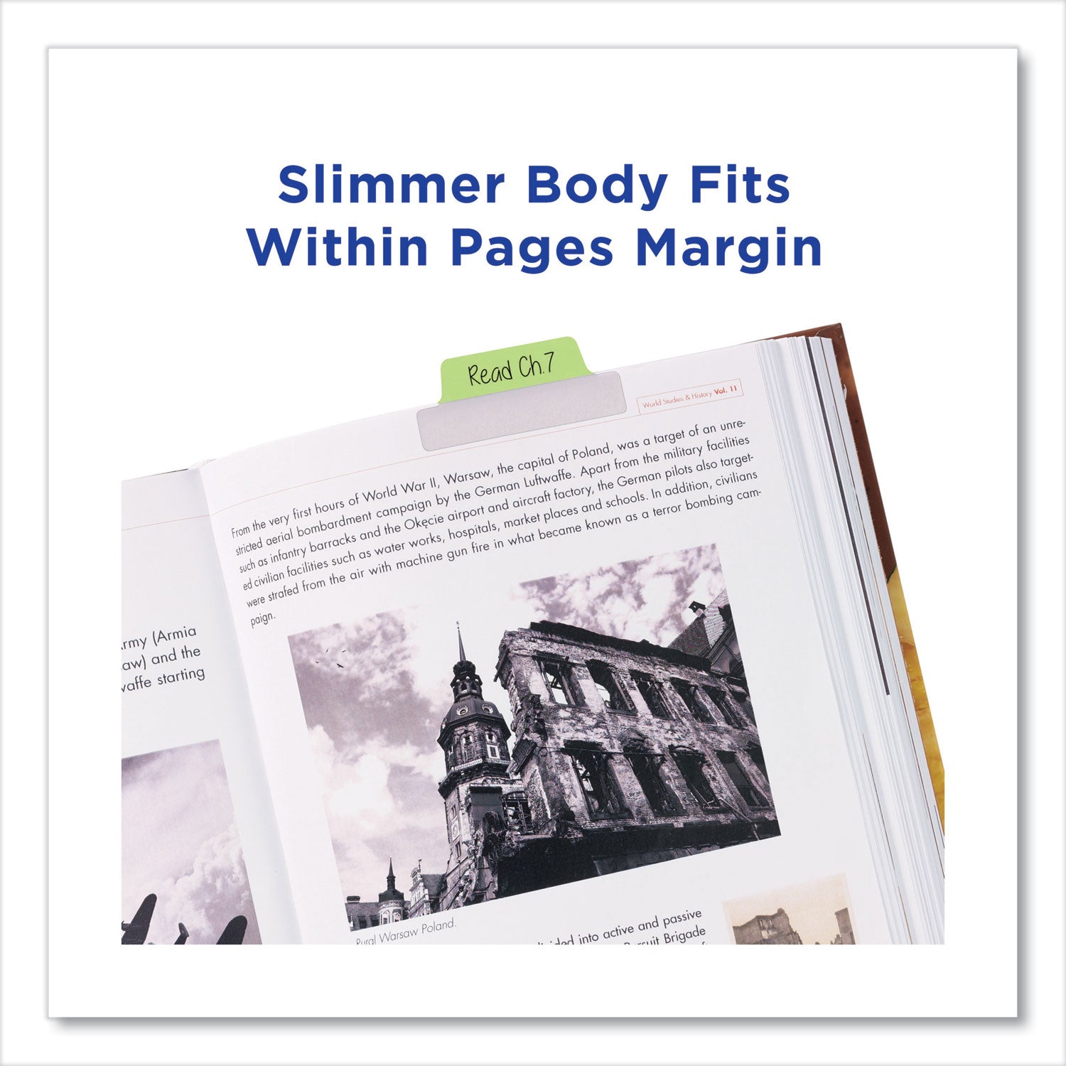 Avery® Ultra Tabs Repositionable Tabs, Margin Tabs: 2.5" x 1", 1/5-Cut, Assorted Pastel Colors, 48/Pack