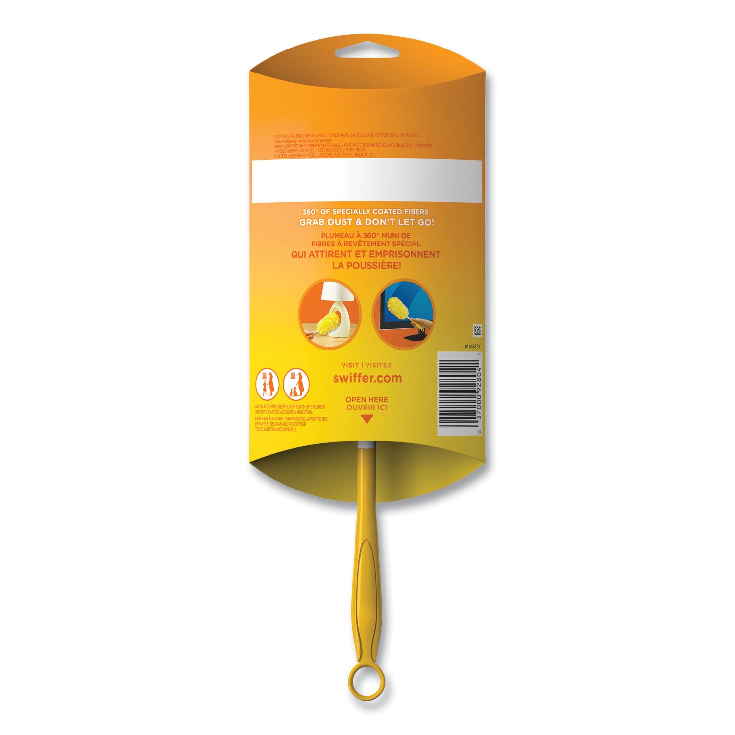 Swiffer® Heavy Duty Dusters Starter Kit, 6" Handle With Two Disposable Dusters