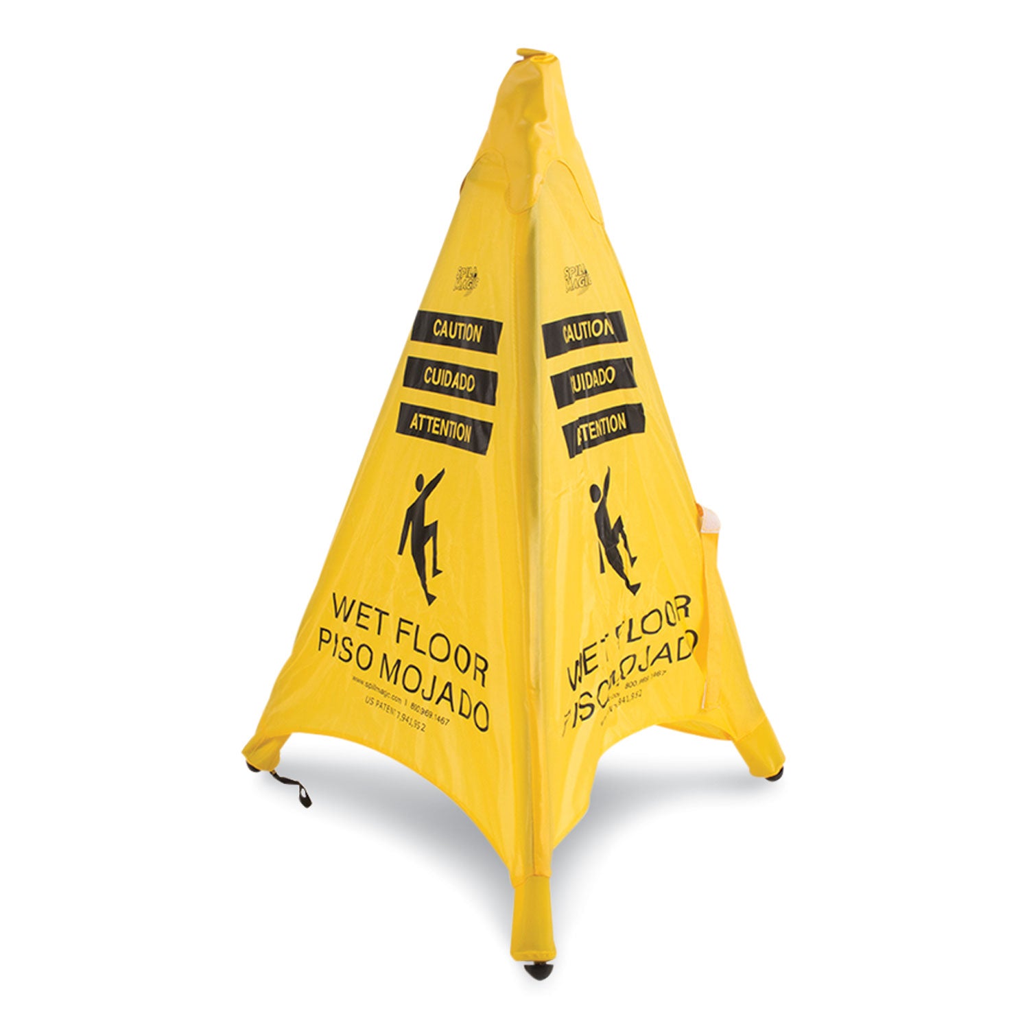 Spill Magic™ Pop Up Safety Cone, 3 X 2.5 X 20, Yellow
