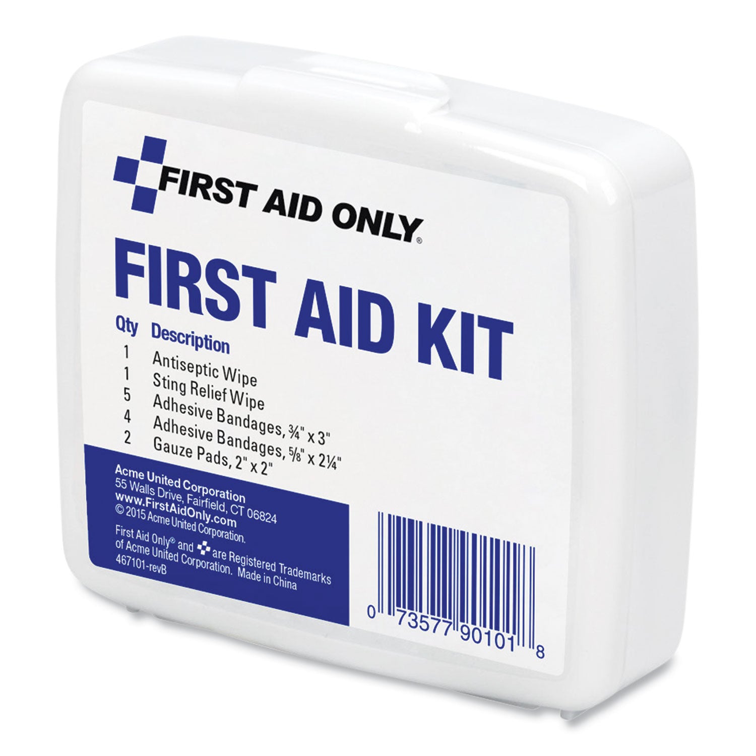 PhysiciansCare® by First Aid Only® First Aid On The Go Kit, Mini, 13 Pieces, Plastic Case