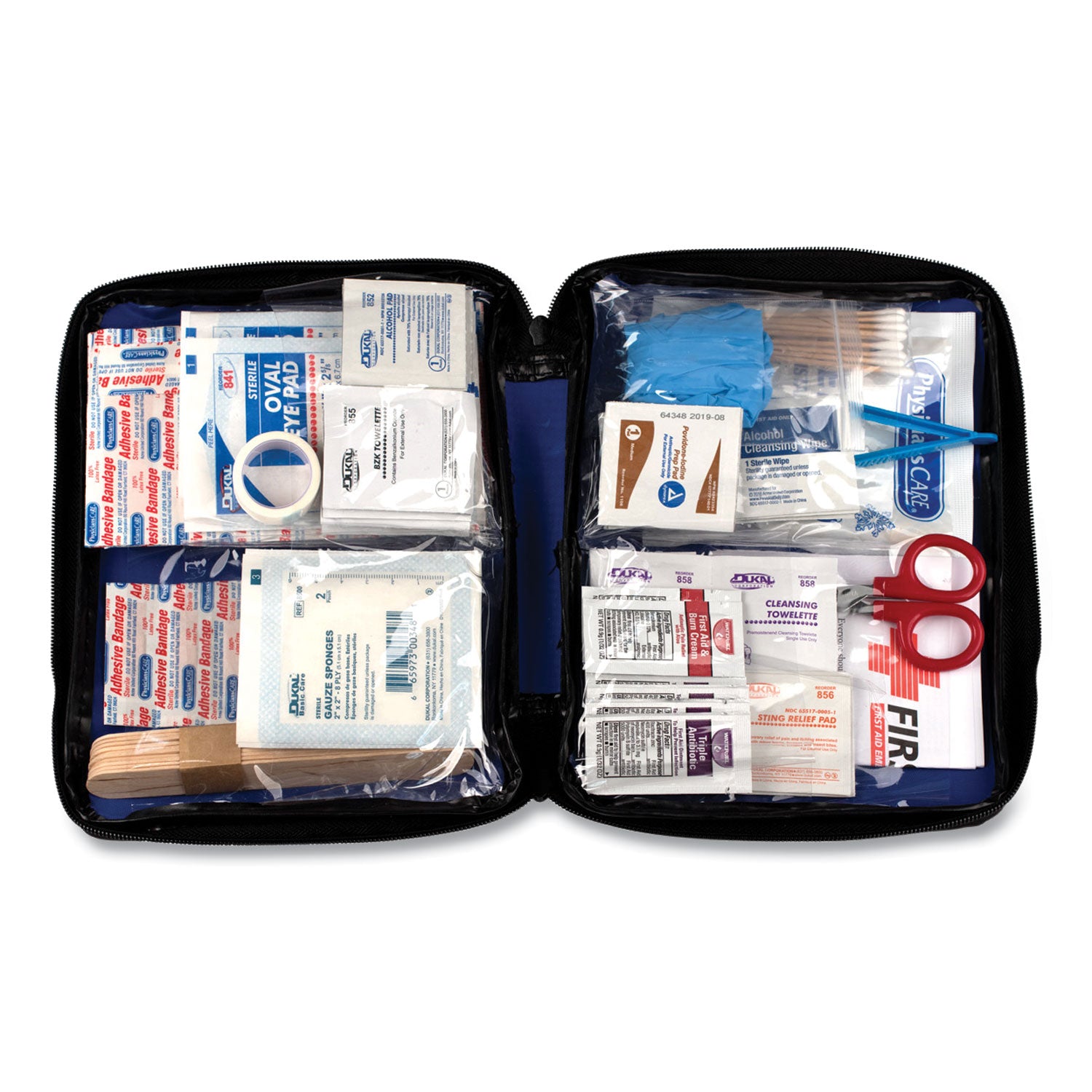 PhysiciansCare® by First Aid Only® Soft-Sided First Aid Kit For Up To 25 People, 195 Pieces, Soft Fabric Case