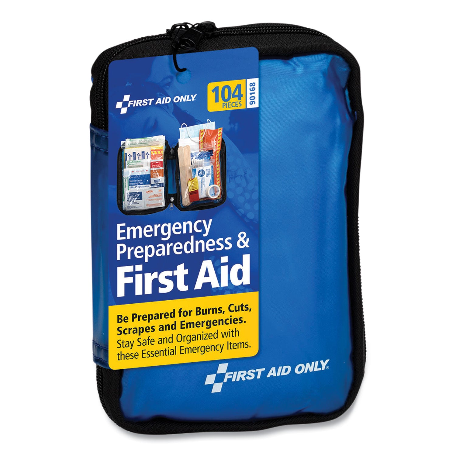 PhysiciansCare® by First Aid Only® Soft-Sided First Aid and Emergency Kit, 104 Pieces, Soft Fabric Case
