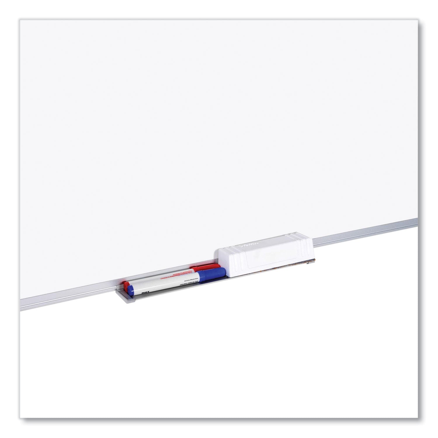 MasterVision® Earth Silver Easy Clean Dry Erase Boards, 96" x 48", White Surface, Satin Aluminum Frame