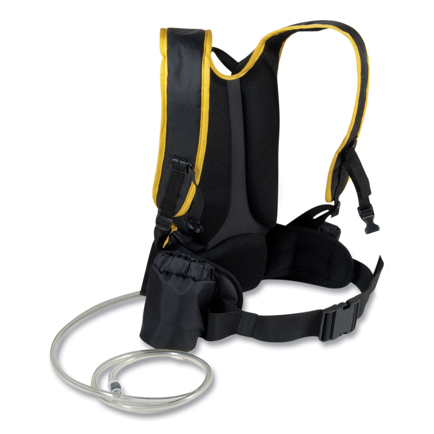 Rubbermaid® Commercial Flow Finishing System, 18" Wide Nylon Head, 56" Yellow Plastic Handle