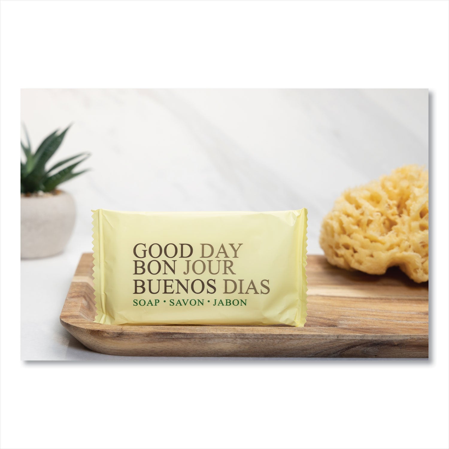 Good Day™ Amenity Bar Soap, Pleasant Scent, # 1 1/2, 500/Carton