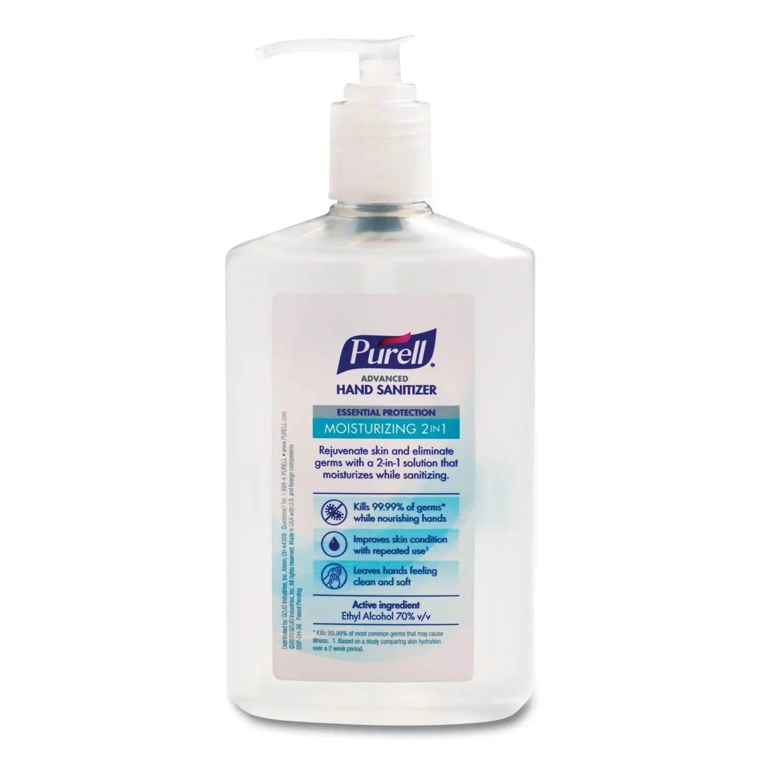 2 in 1 Moisturizing Advanced Hand Sanitizer Gel, 12 oz Pump Bottle, Clean Scent PURELL® Flipcost