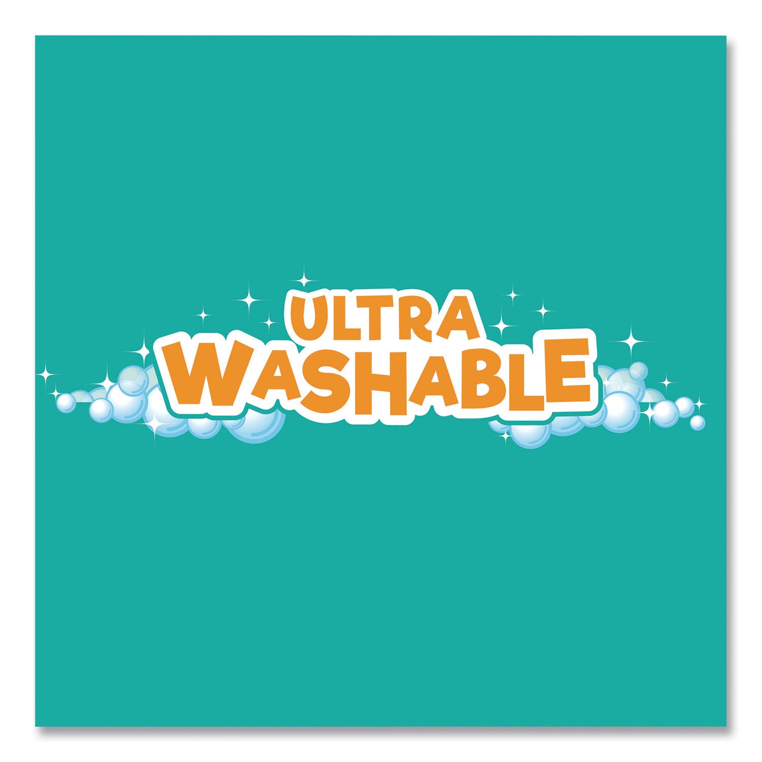 BIC® Kids Ultra Washable Markers, Medium Bullet Tip, Assorted Colors, 10/pack