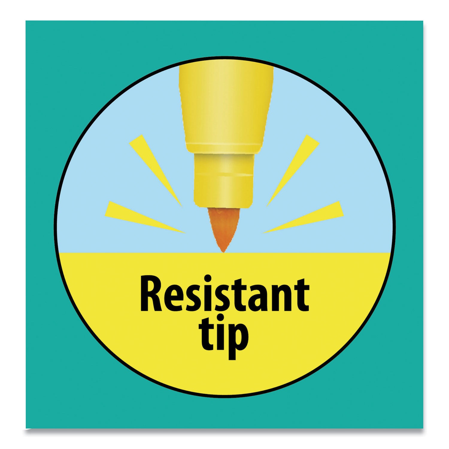 BIC® Kids Ultra Washable Markers, Medium Bullet Tip, Assorted Colors, 10/pack