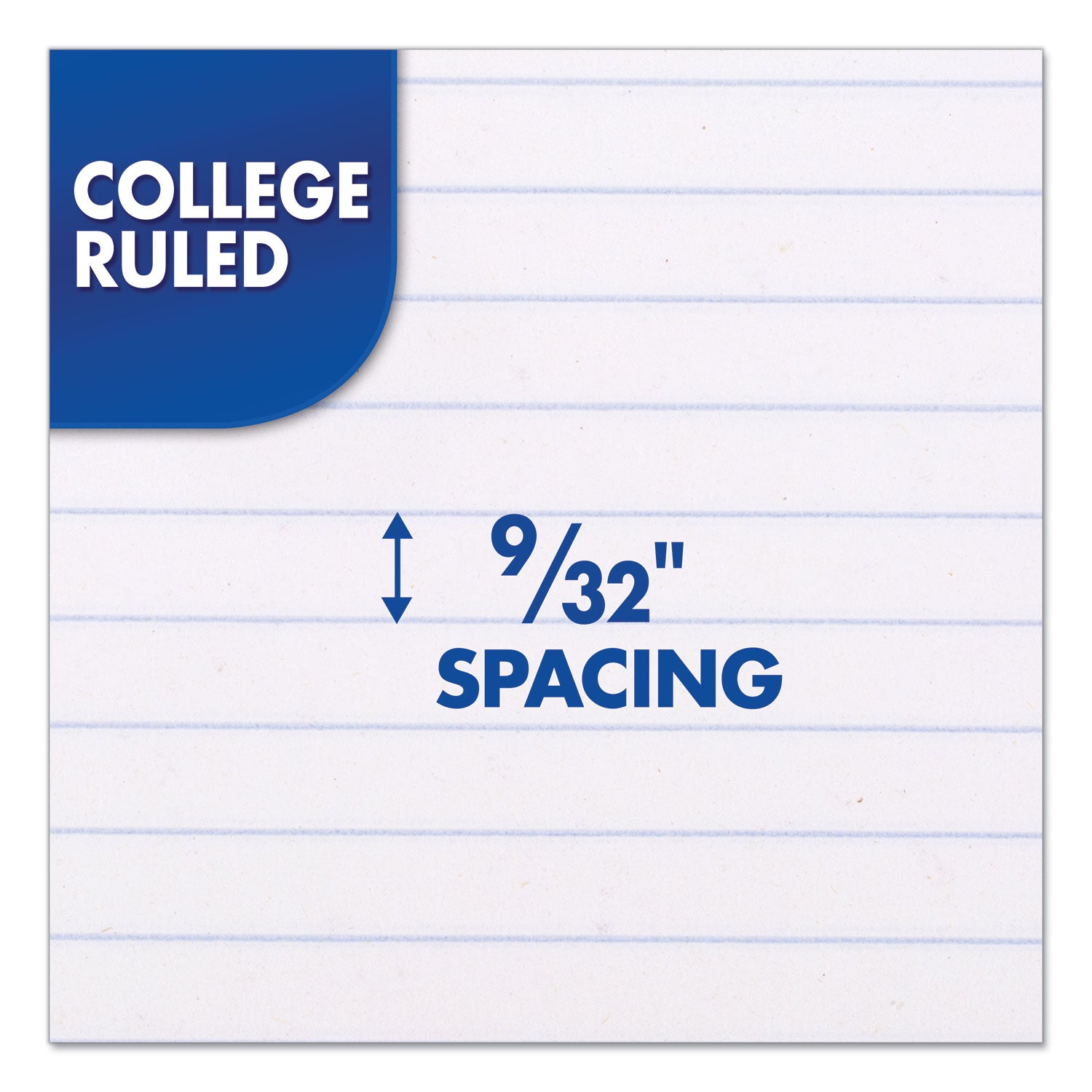 Mead® Spiral Notebook, 3-Hole Punched, 1-Subject, Medium/College Rule, Randomly Assorted Cover Color, (100) 11 x 8 Sheets