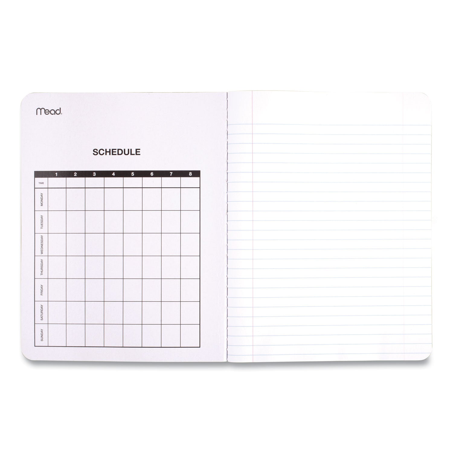 Mead® Composition Book, Wide/Legal Rule, Black Cover, (100) 9.75 x 7.5 Sheets